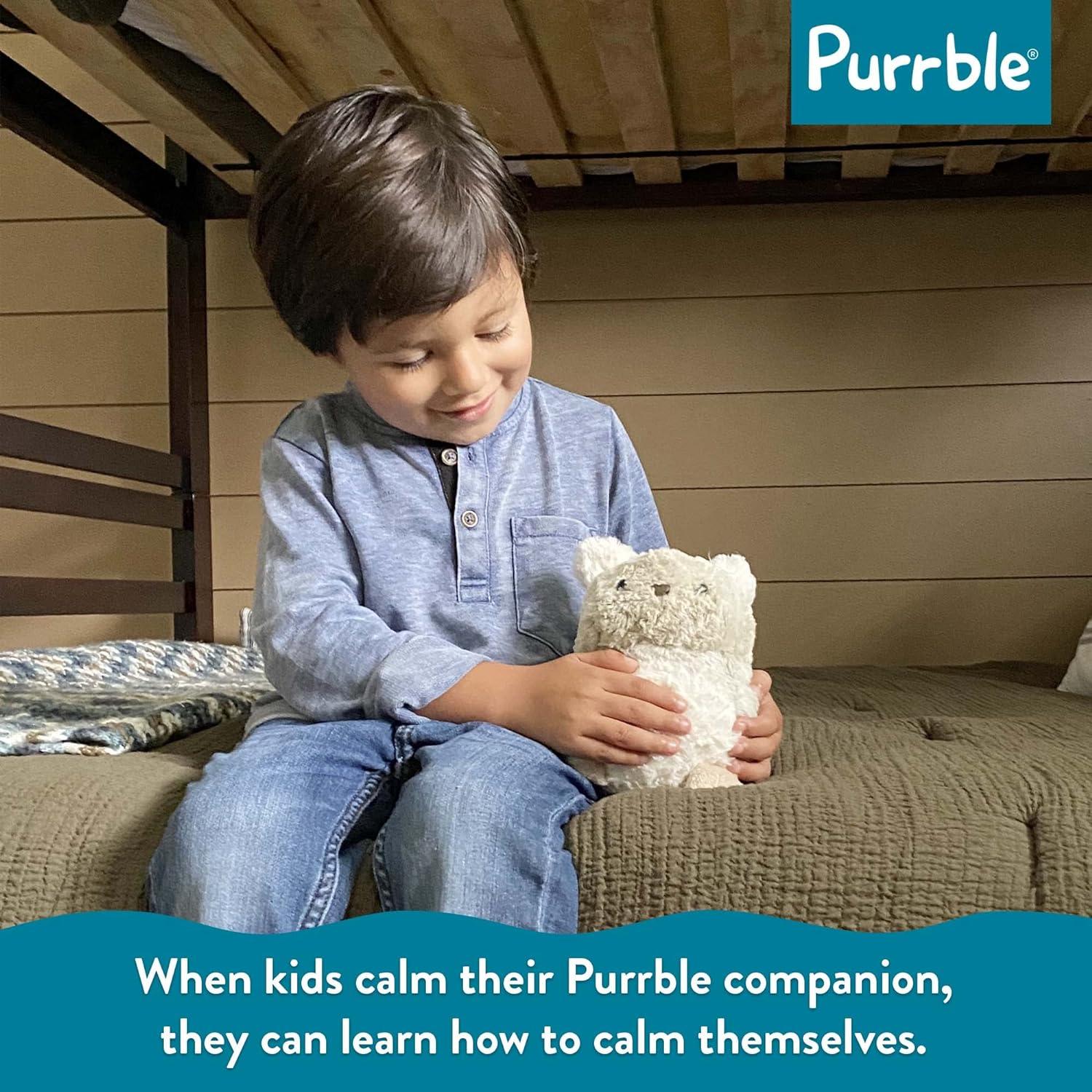 Purrble - Interactive Calming Toy with Heartbeat and Purr For all ages