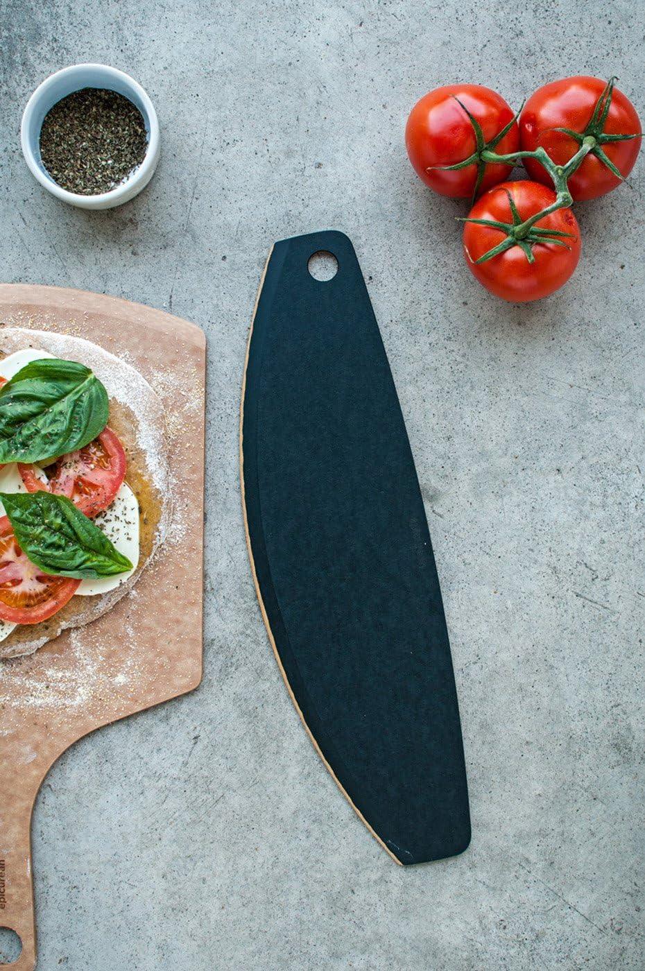 Epicurean Slate and Natural Wood Fiber Pizza Cutter