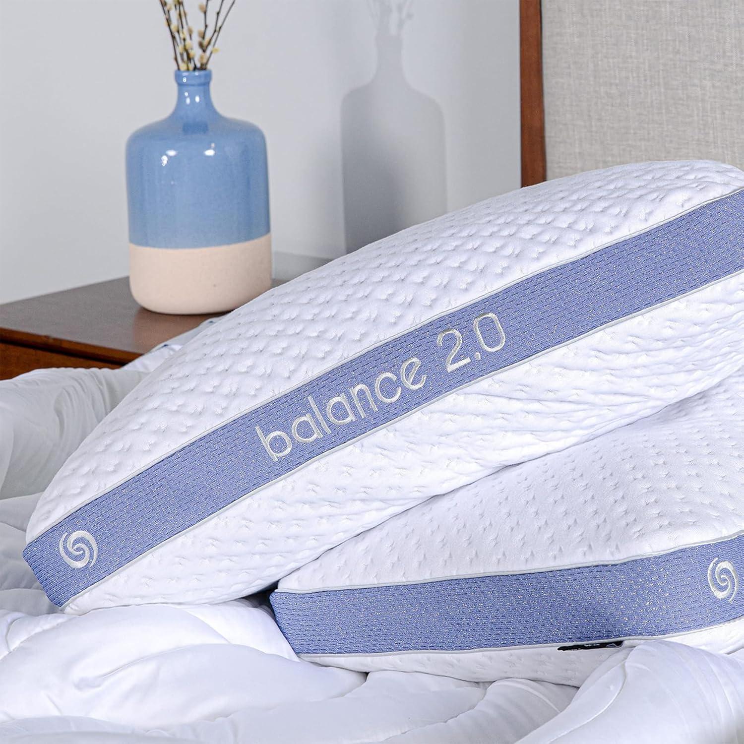 Bedgear Balance Performance Pillow - Medium - Moisture Wicking - All Sleep Positions