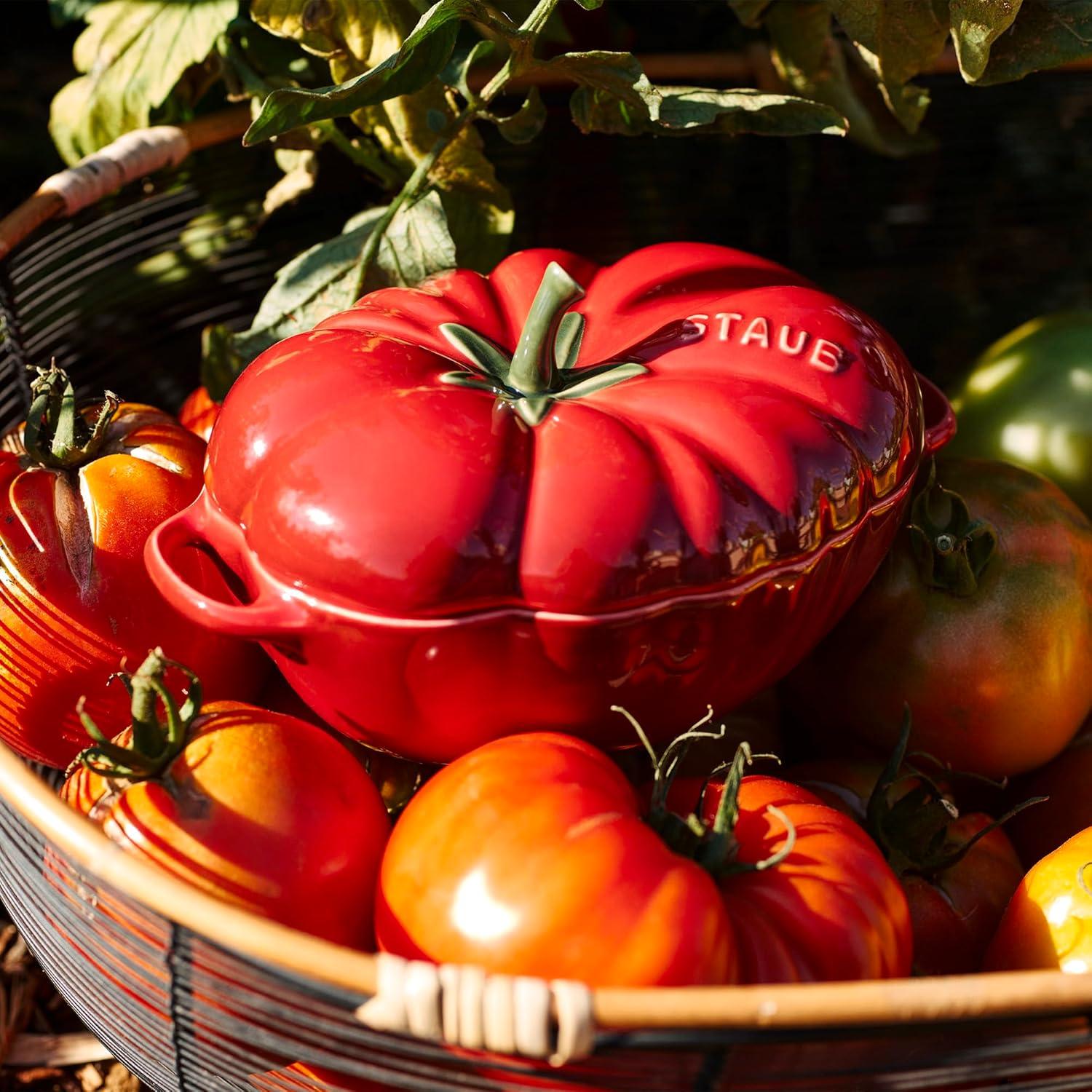 Staub Ceramic 16-oz Petite Tomato Cocotte Baking Dish