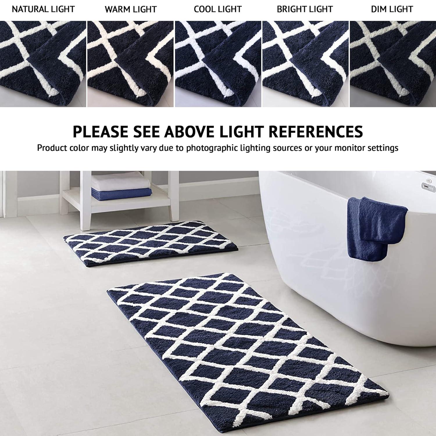 Madison Park Bittman Reversible High Pile Tufted Bath Rug