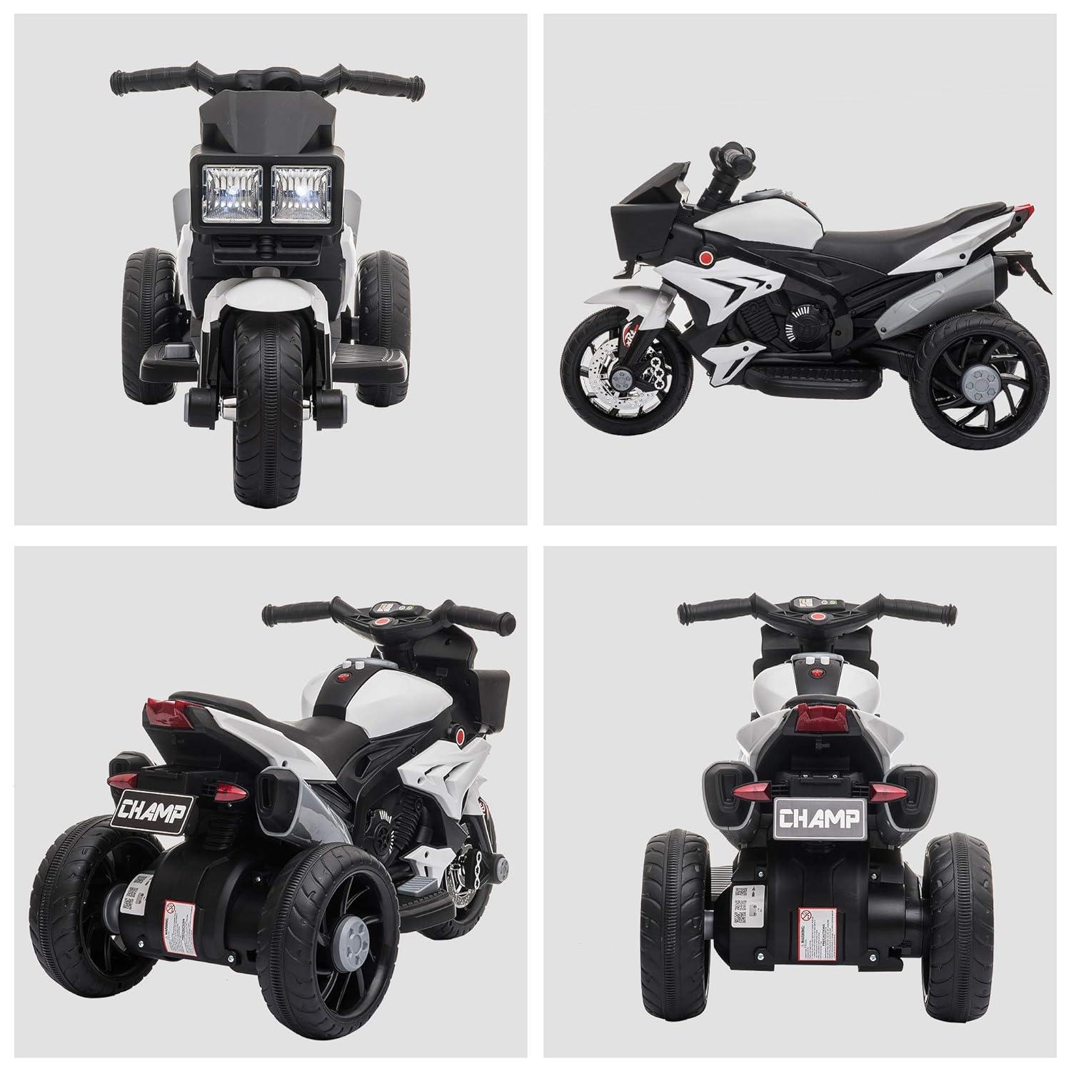 Aosom Aosom 6 Volt 1 Seater Motorcycles Battery Powered Ride On