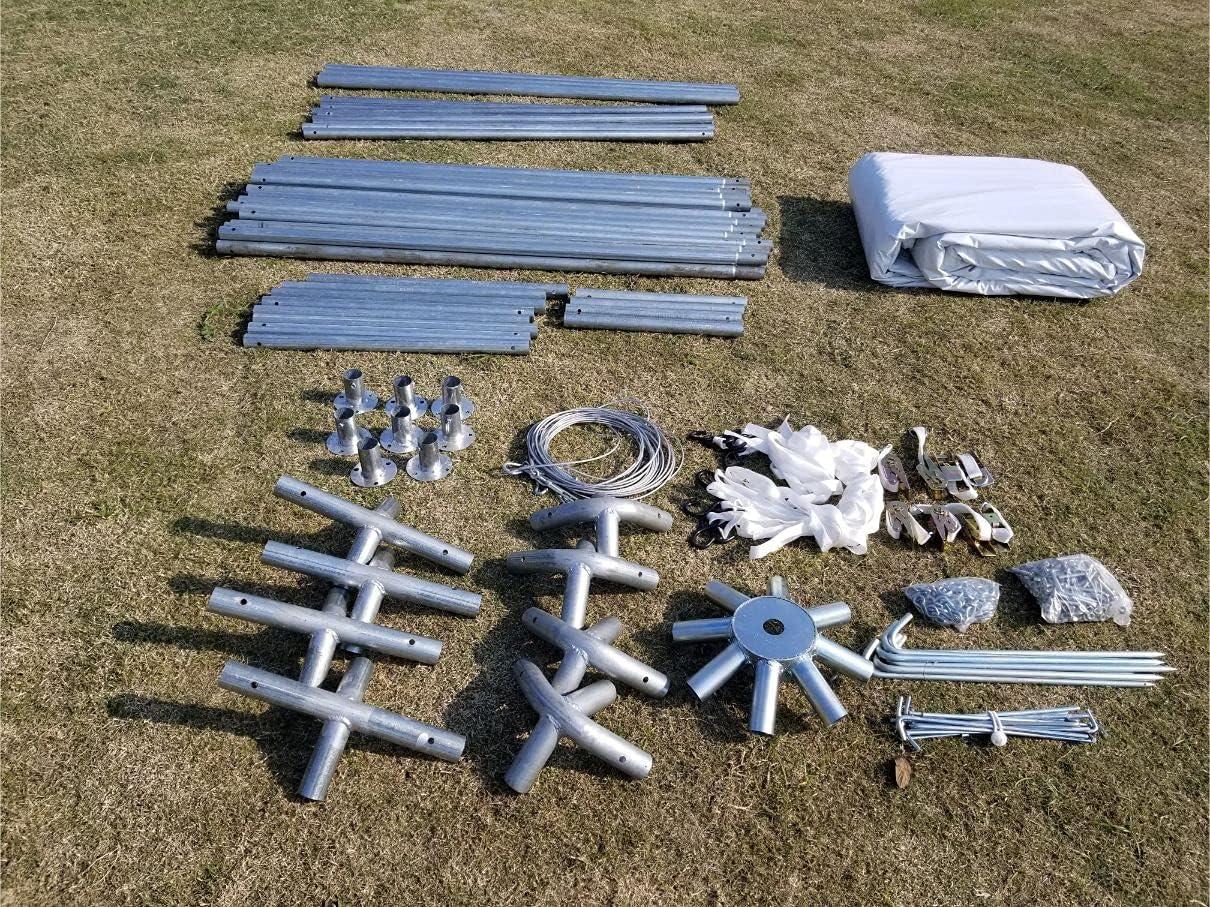 Party Tents Direct Weekender West Coast Frame Party Tent, Red, 20 ft x 30 ft