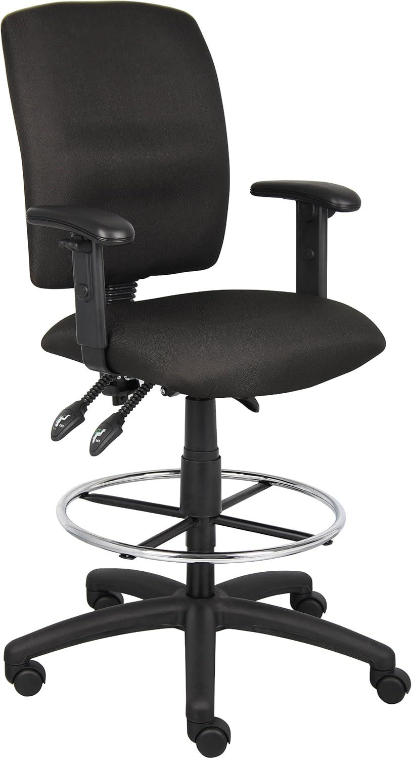 Multi-Function Fabric Drafting Stool With Adjustable Arms