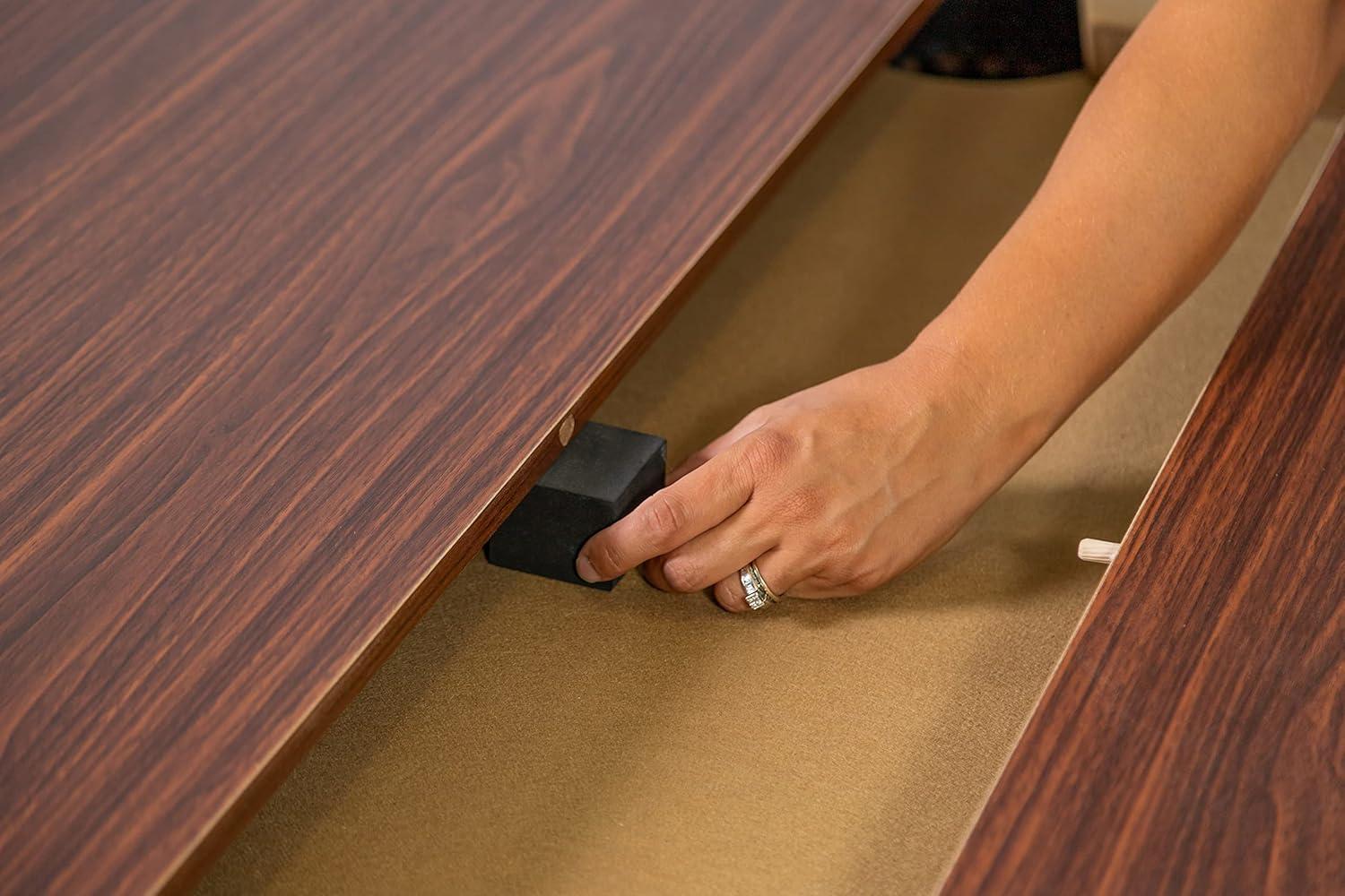 Hathaway Newport Stylish 7 Ft Multi Game Pool Table Combo with Dining Top and Ping Pong – Includes Benches for Home Storage and Accessories