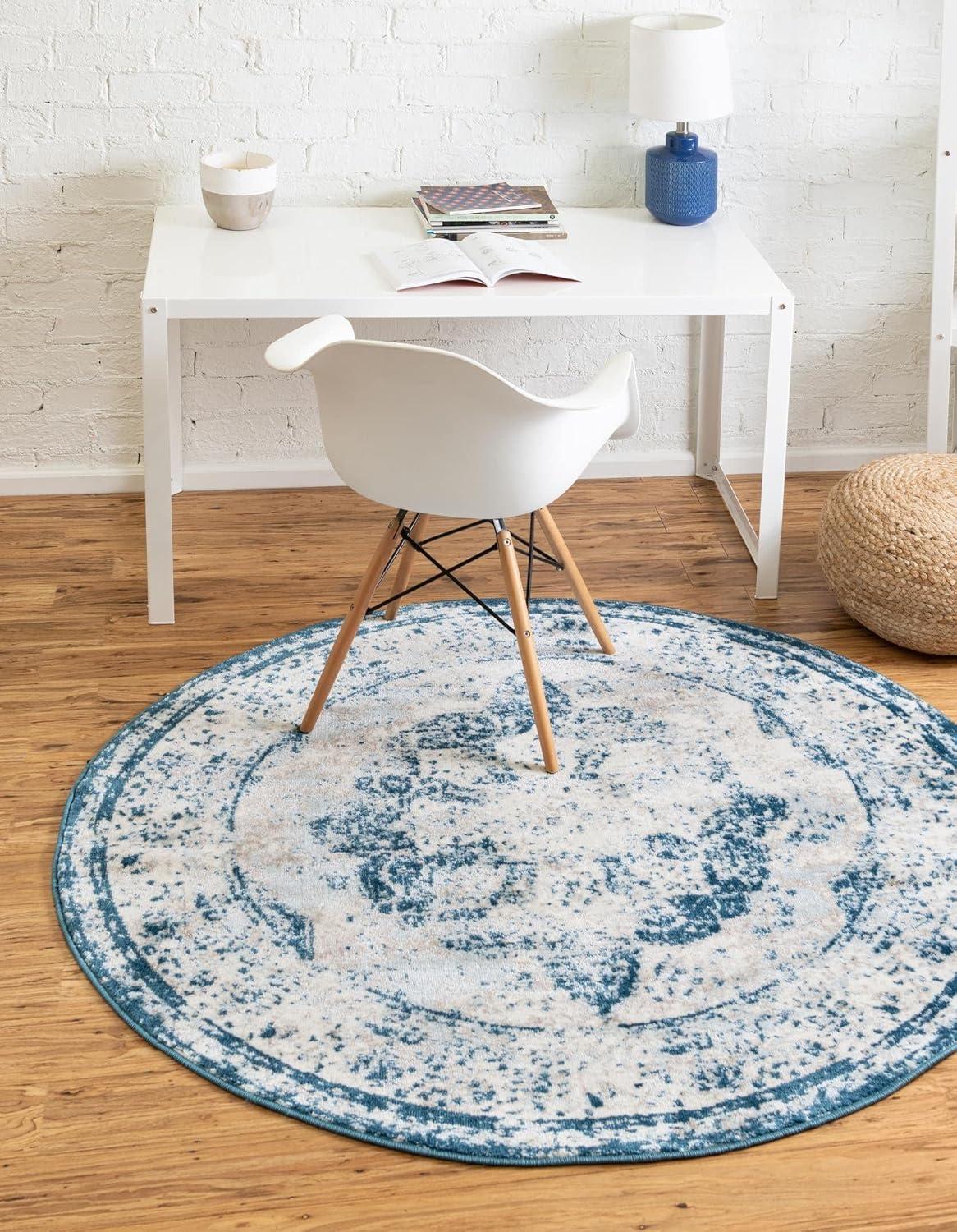 Brandt Oriental Blue Area Rug