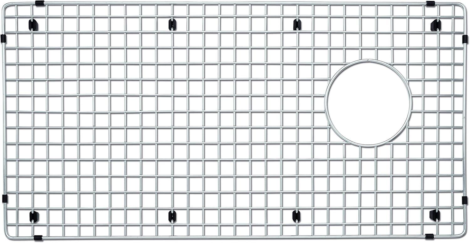 Diamond 28" x 14" Stainless Steel Sink Grid with Rubber Feet