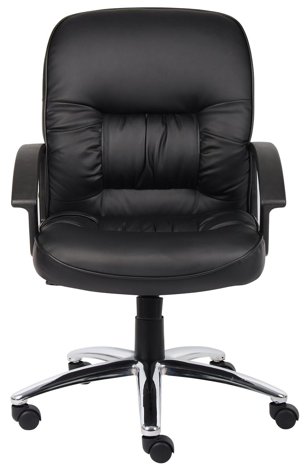 Boss Office Products Ergonomic Vinyl Executive Chair