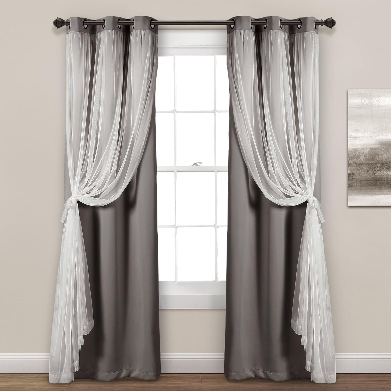 Polyester Blackout Curtain Pair (Set of 2)