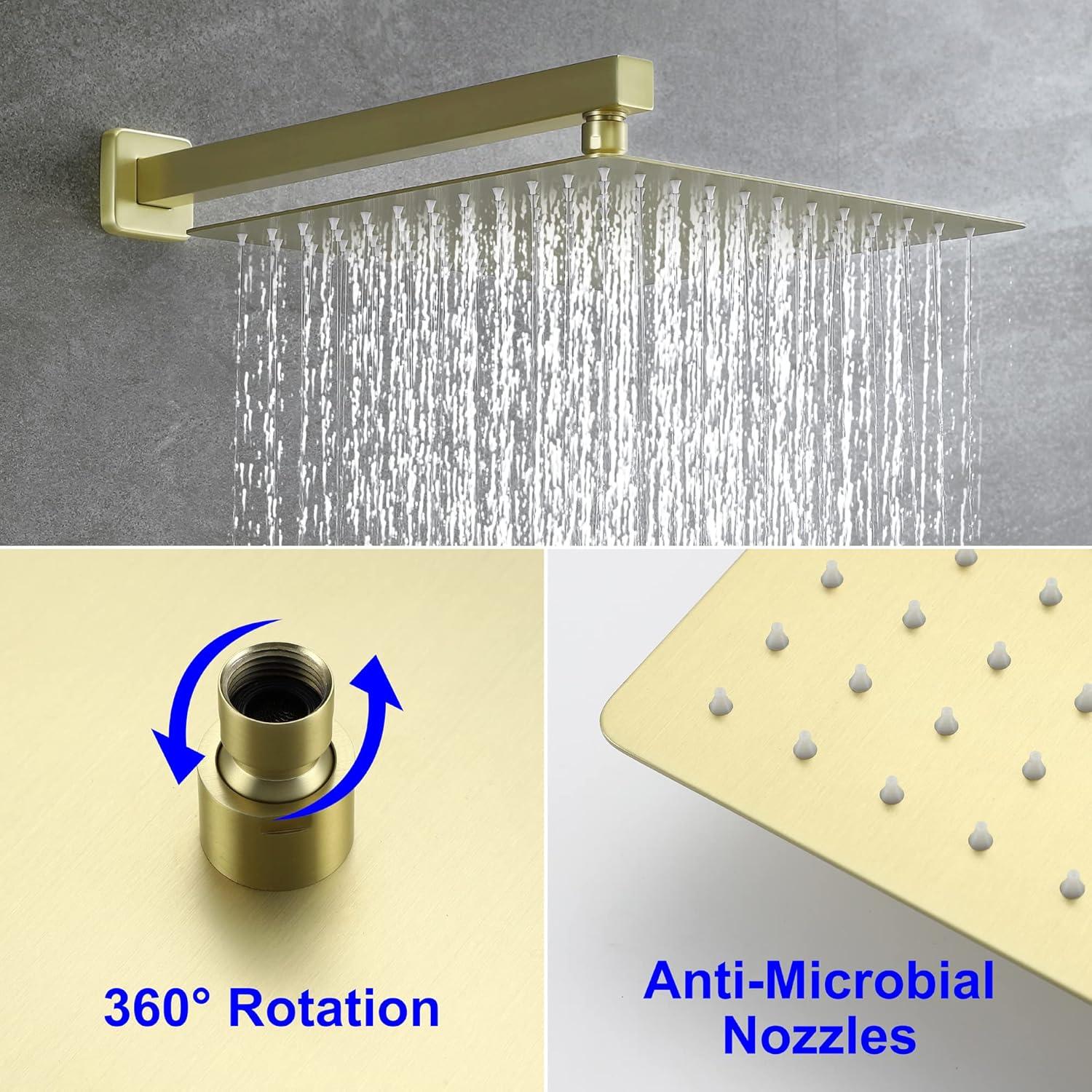 SHAMANDA All-In-One Kit with Rough in-Valve 88003BG