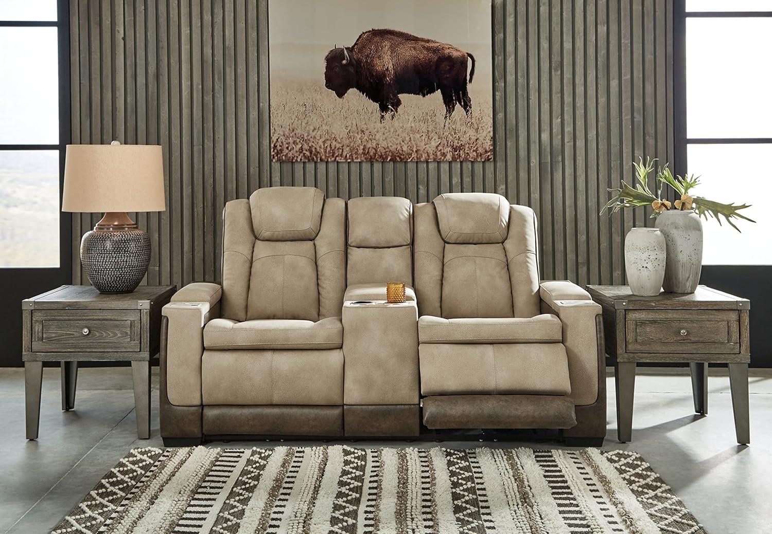 85'' Upholstered Power Reclining Loveseat