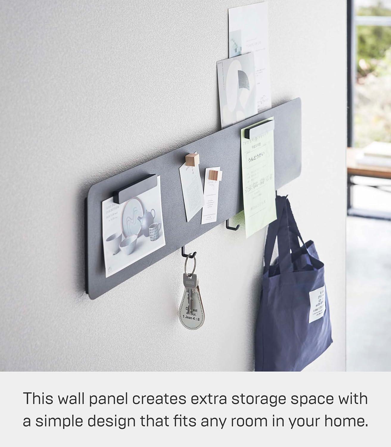 Wall Storage Organizer with Key Hooks