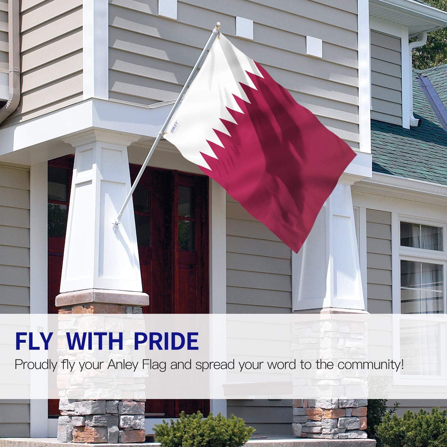 ANLEY 3x5 Feet Qatar Flag - State of Qatar Flags Polyester