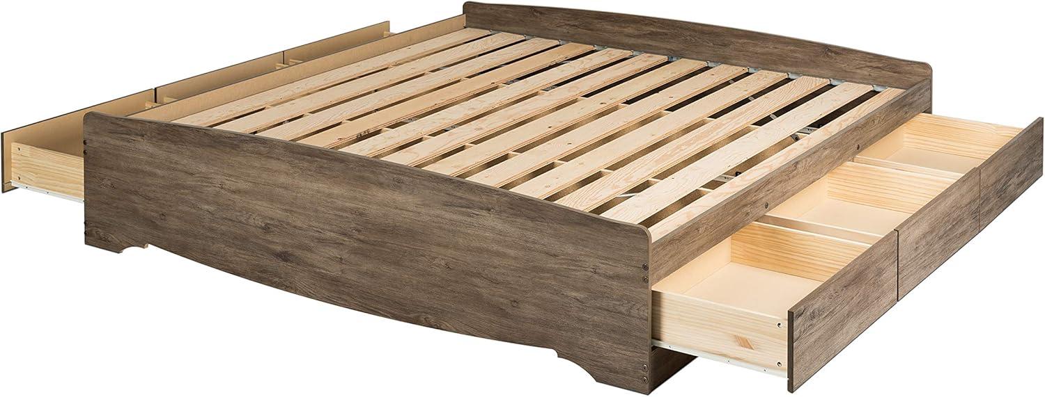 Mate's Platform Storage Bed with 6 Drawers - Prepac