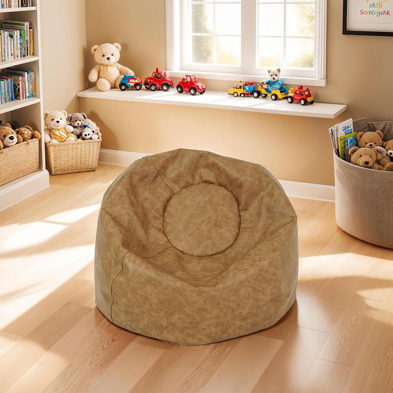 Factory Direct Partners Standard Faux Leather Classic Bean Bag