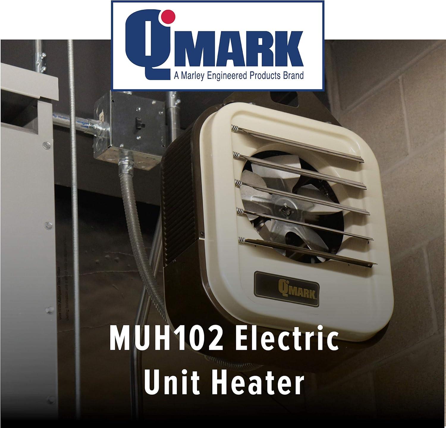 Marley MUH102 Q-Mark ; Electric Unit Heater; 650 cfm, 1/3 Phase, 208/240 Volt AC