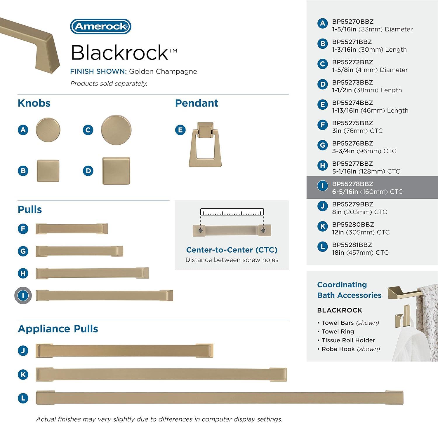 Blackrock 6.3125" Center to Center Bar Pull