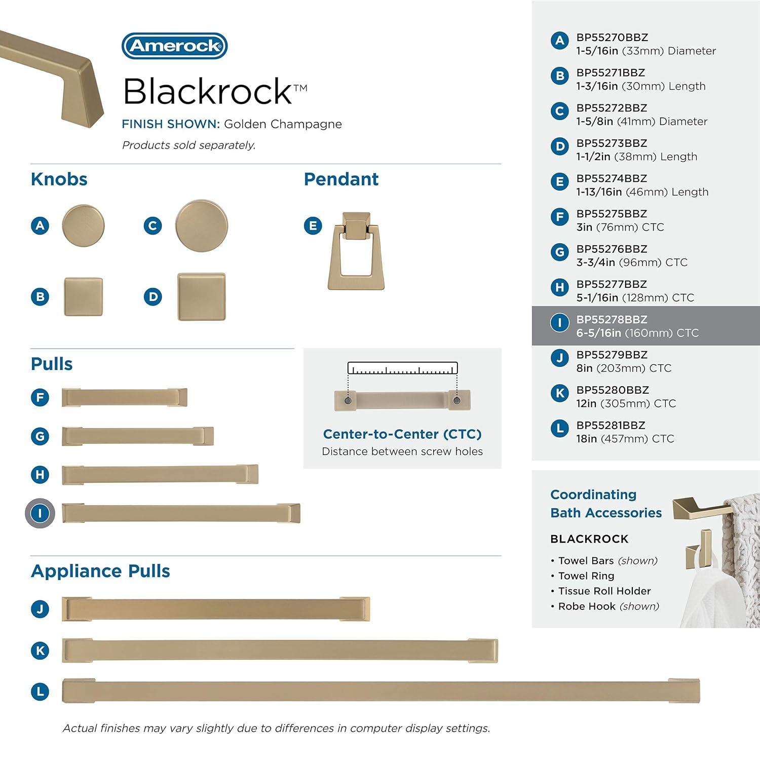 Blackrock 6.3125" Center to Center Bar Pull
