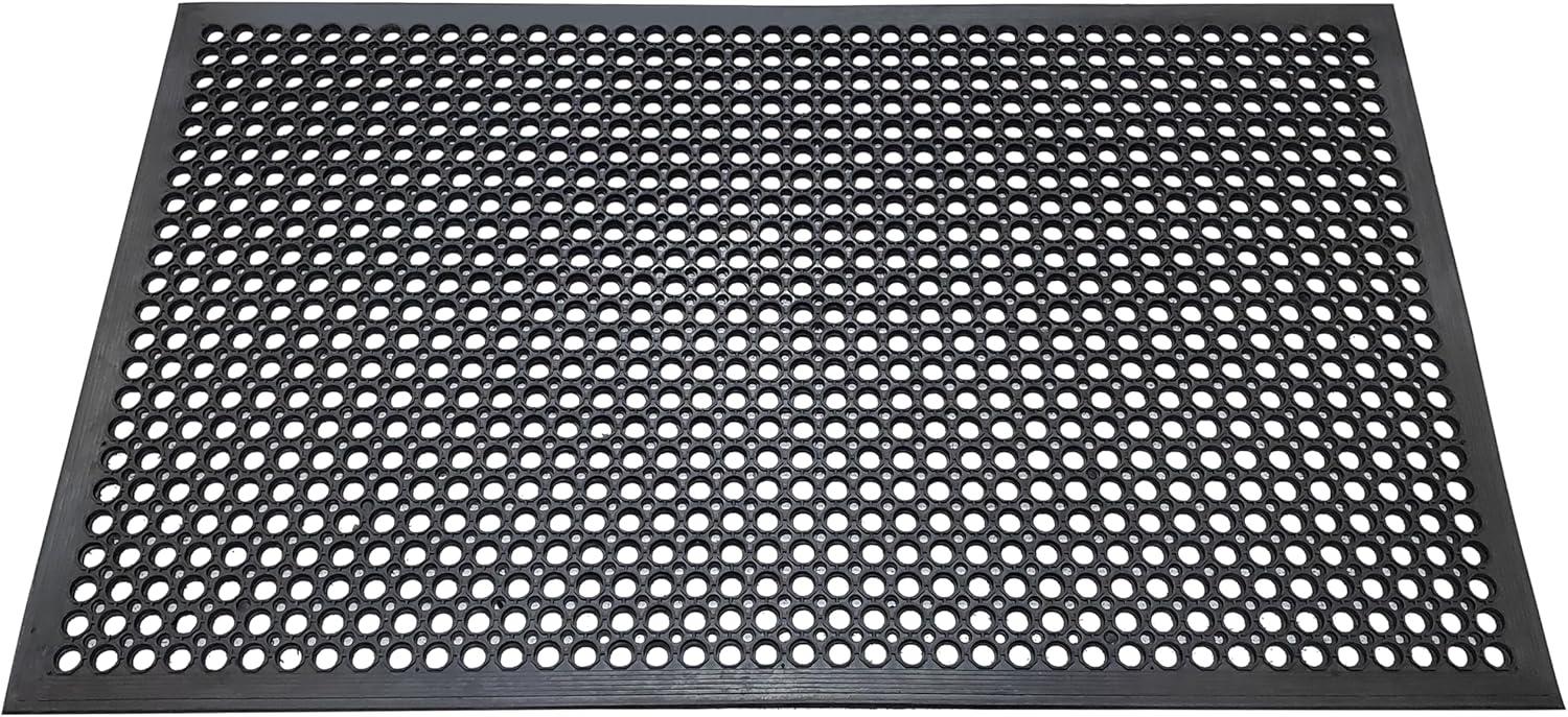 GRIDMANN Anti-Fatigue Restaurant Floor Mat, Non-Slip Rubber Drainage Mat