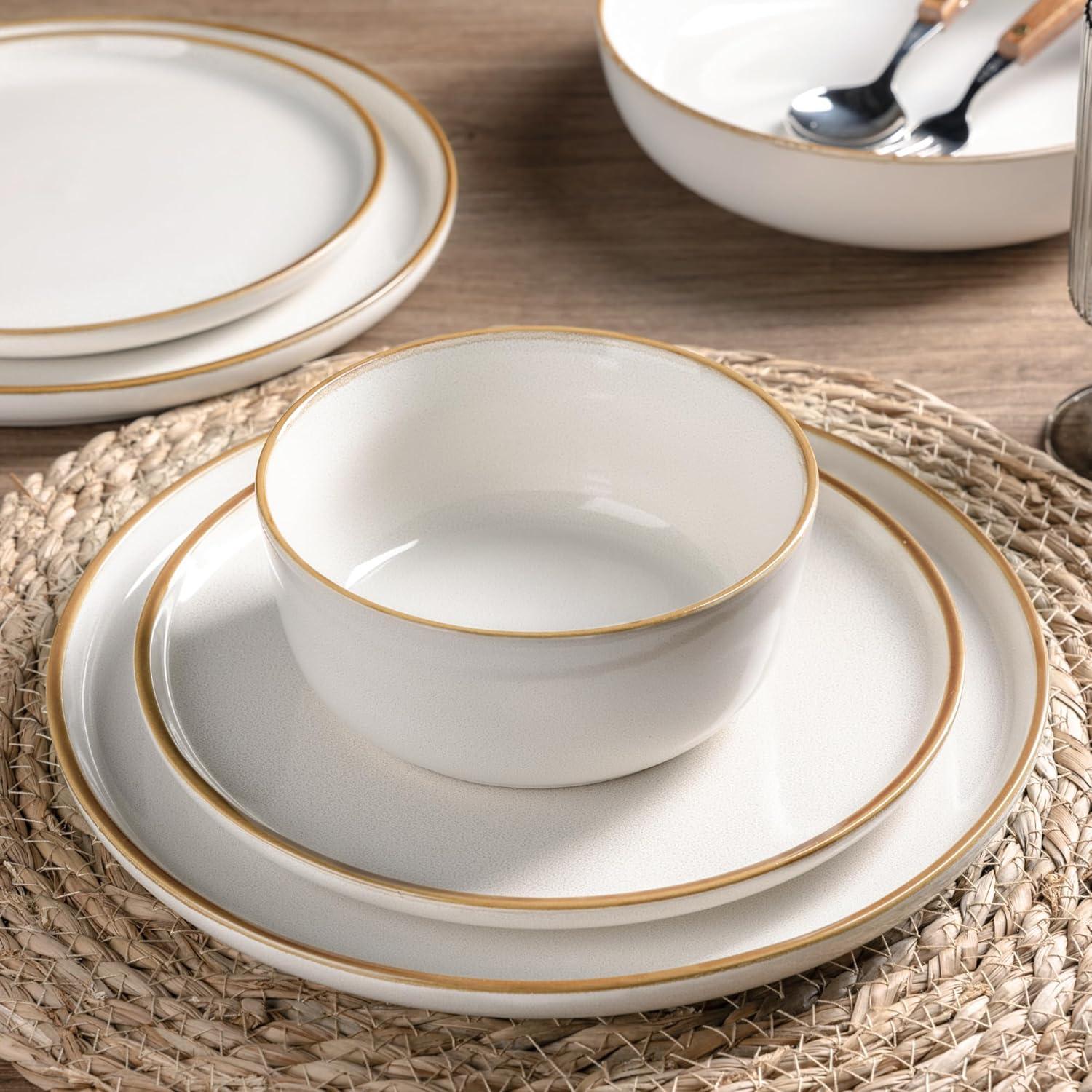 Rockaway 12 Piece Dinnerware Set