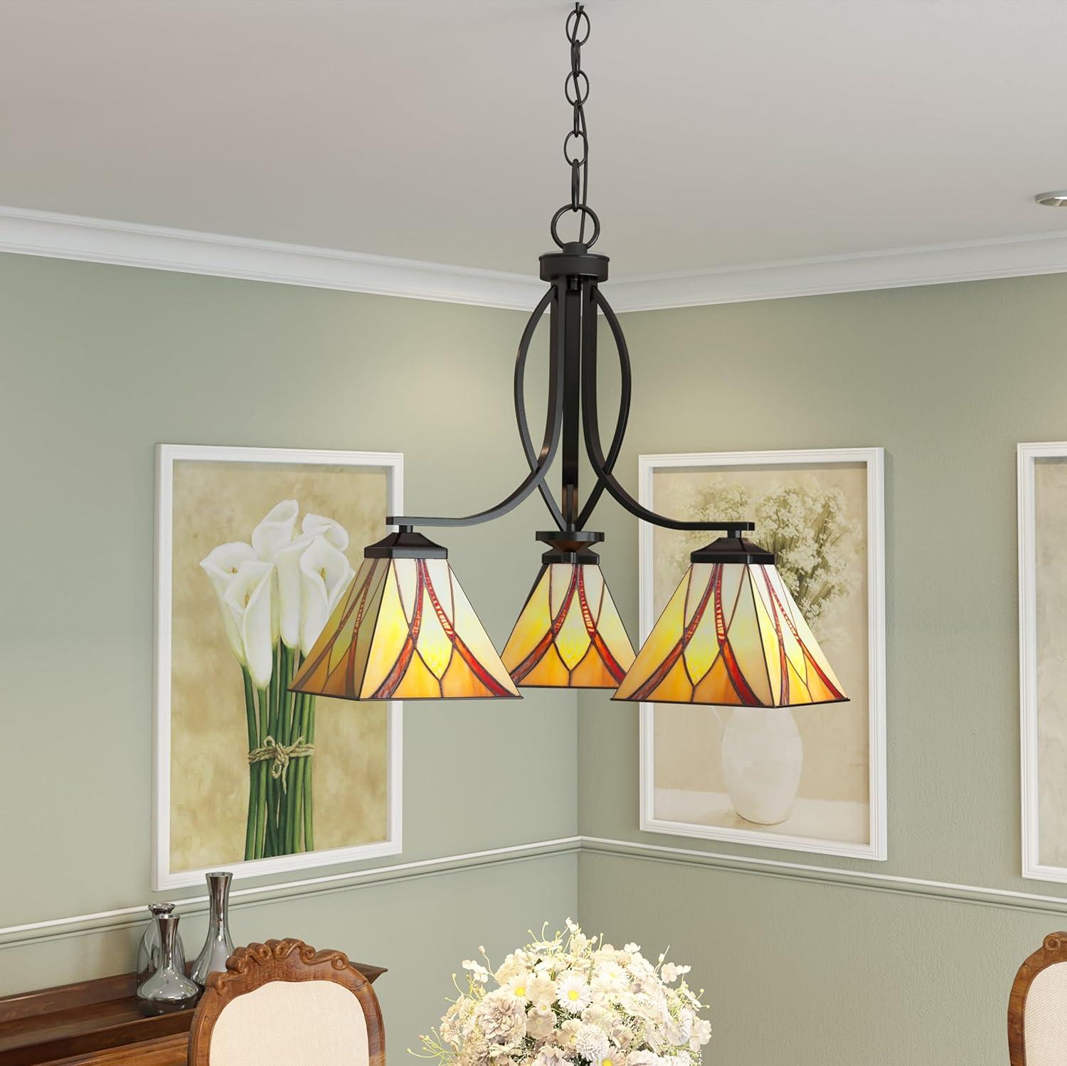 Quoizel Lighting Asheville 3 - Light Pendant in  Valiant Bronze