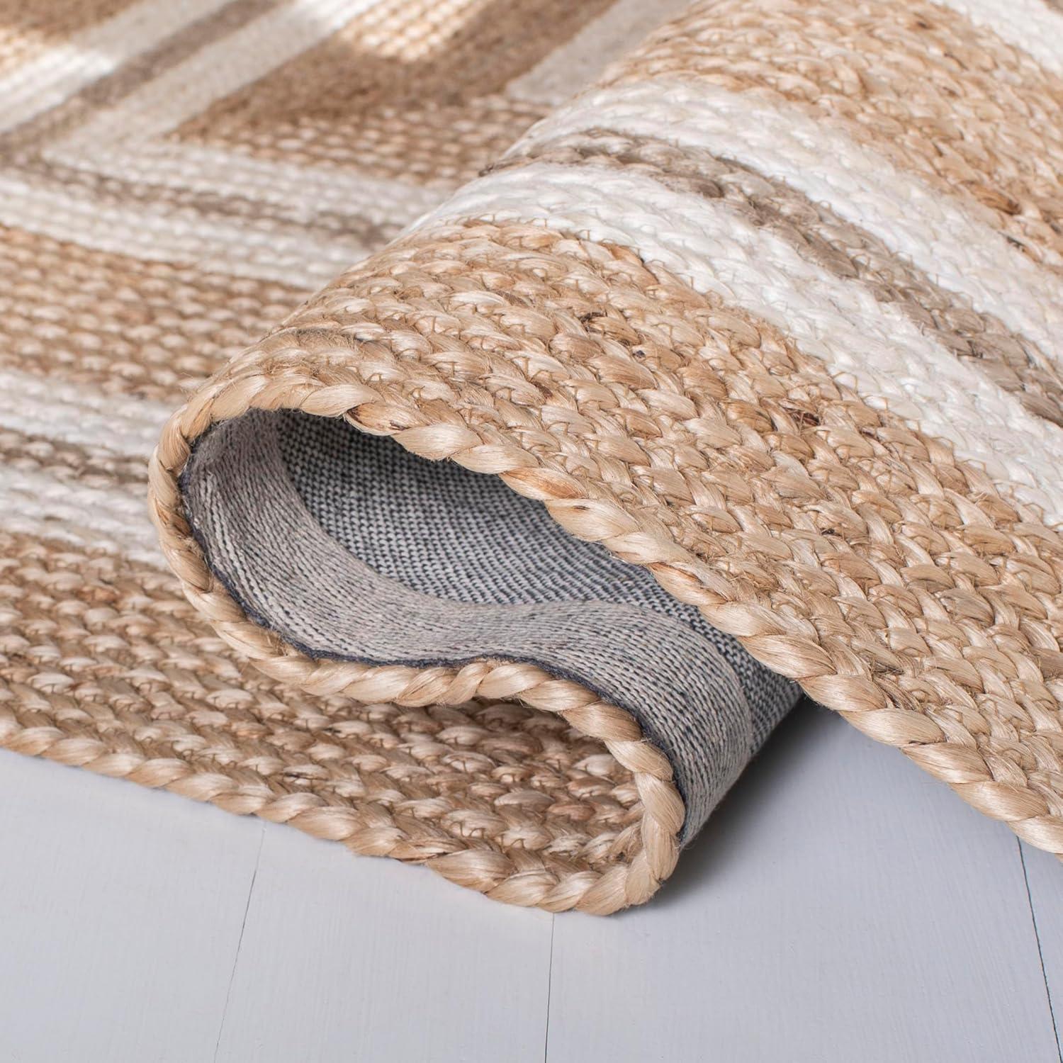 Natural Fiber NF890 Power Loomed Area Rug - Natural/Ivory - 6'x9' - Safavieh.