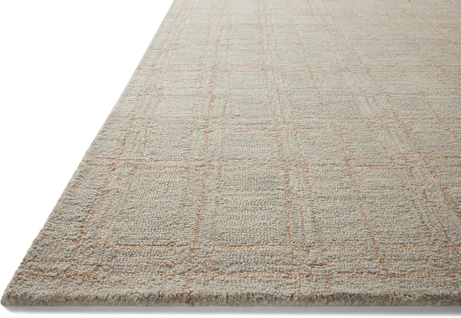 Polly II Hand-Tufted Wool-Blend Rug by Chris Loves Julia x Loloi - Fog and Wheat / 7'9" x 9'9"