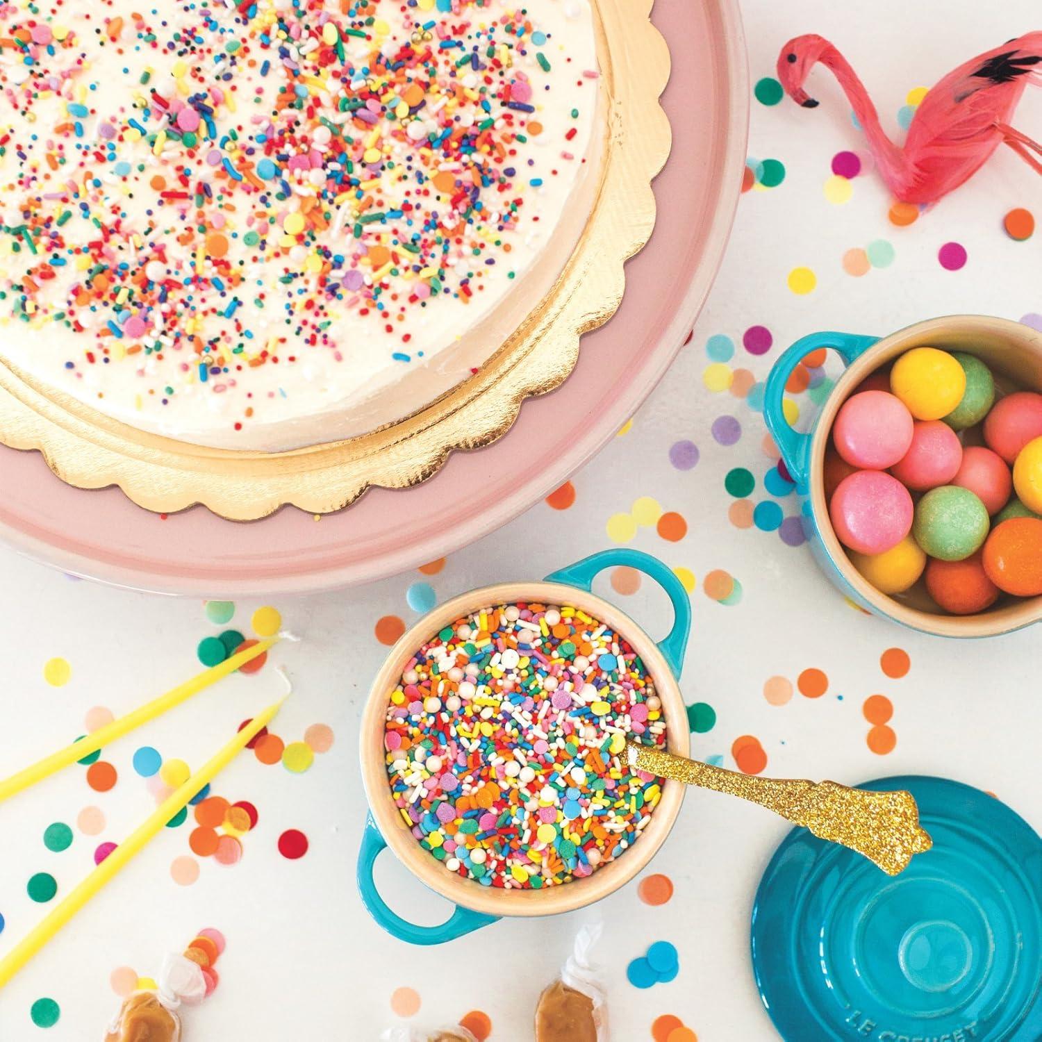 White Enamel Round Ceramic Pedestal Cake Stand