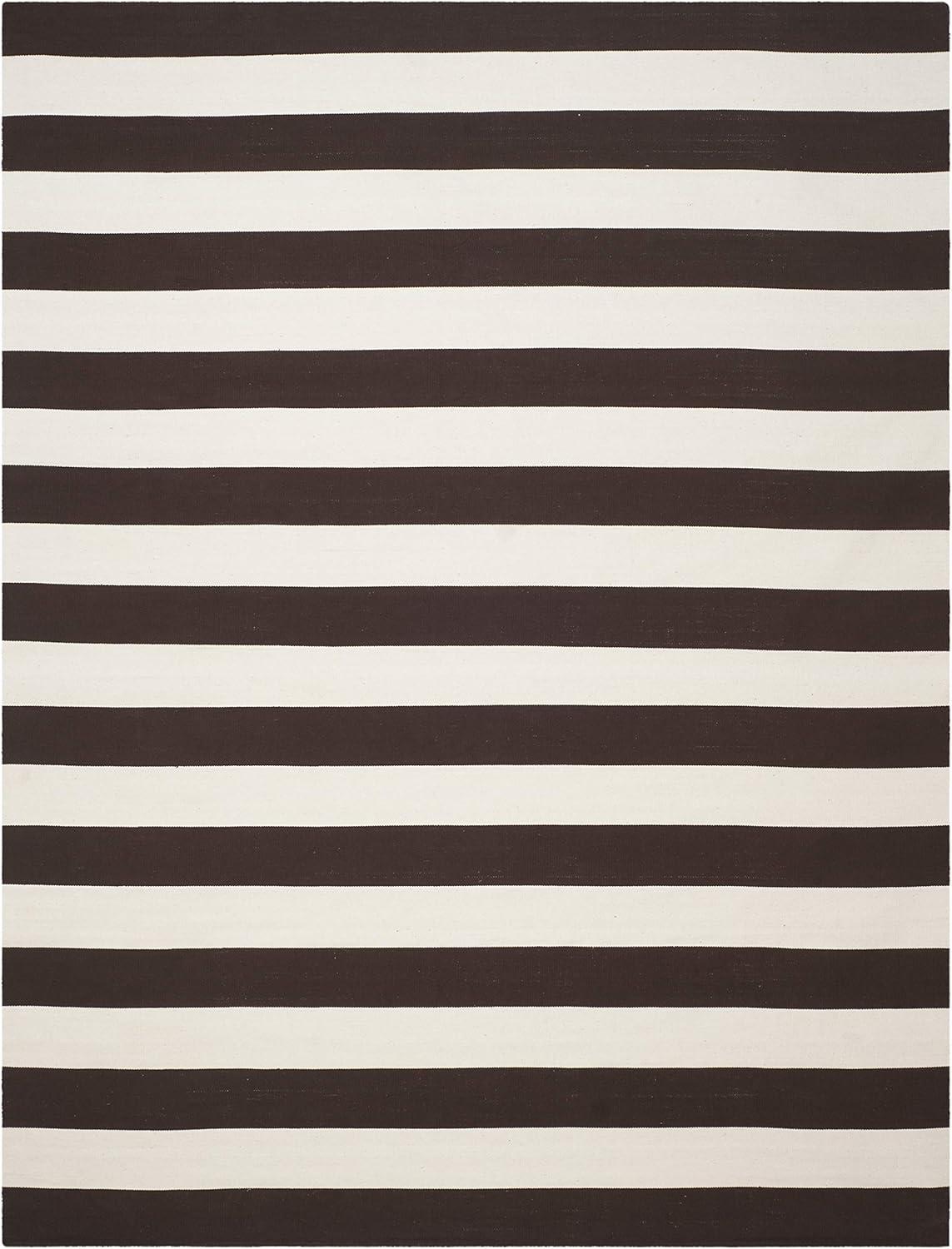 Montauk MTK712 Hand Woven Area Rug - Black/Ivory - 8'9"x11'9" - Safavieh.