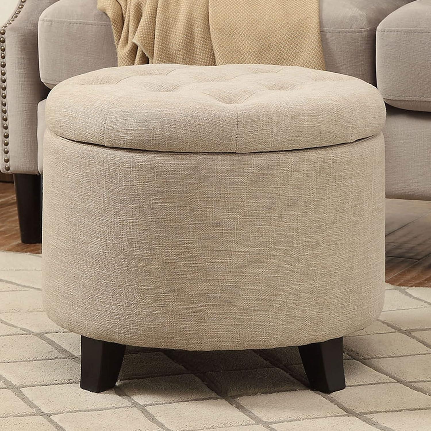 Convenience Concepts Designs4Comfort Round Ottoman