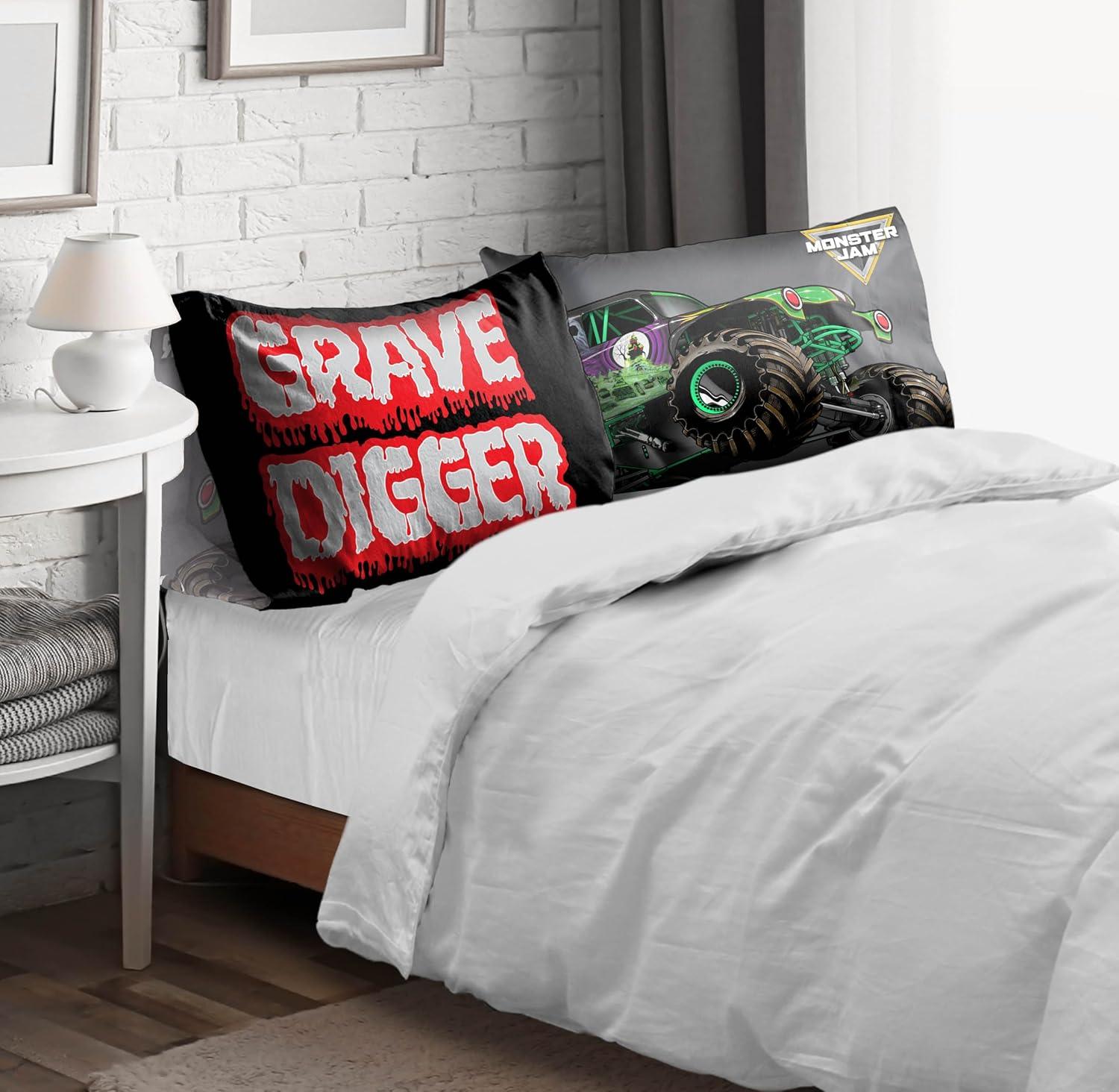 Sunny Side Up Minecraft Mobs & Animals 2 Pack Reversible Pillowcases - Double Sided Pillow Covers, Kids Super Soft Creeper Bedding