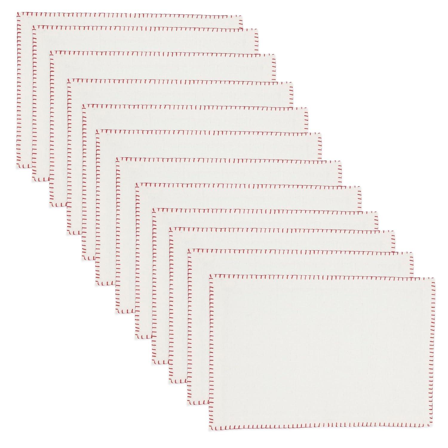 Saro Ivara Cotton Rectangle Placemat (Set of 12)
