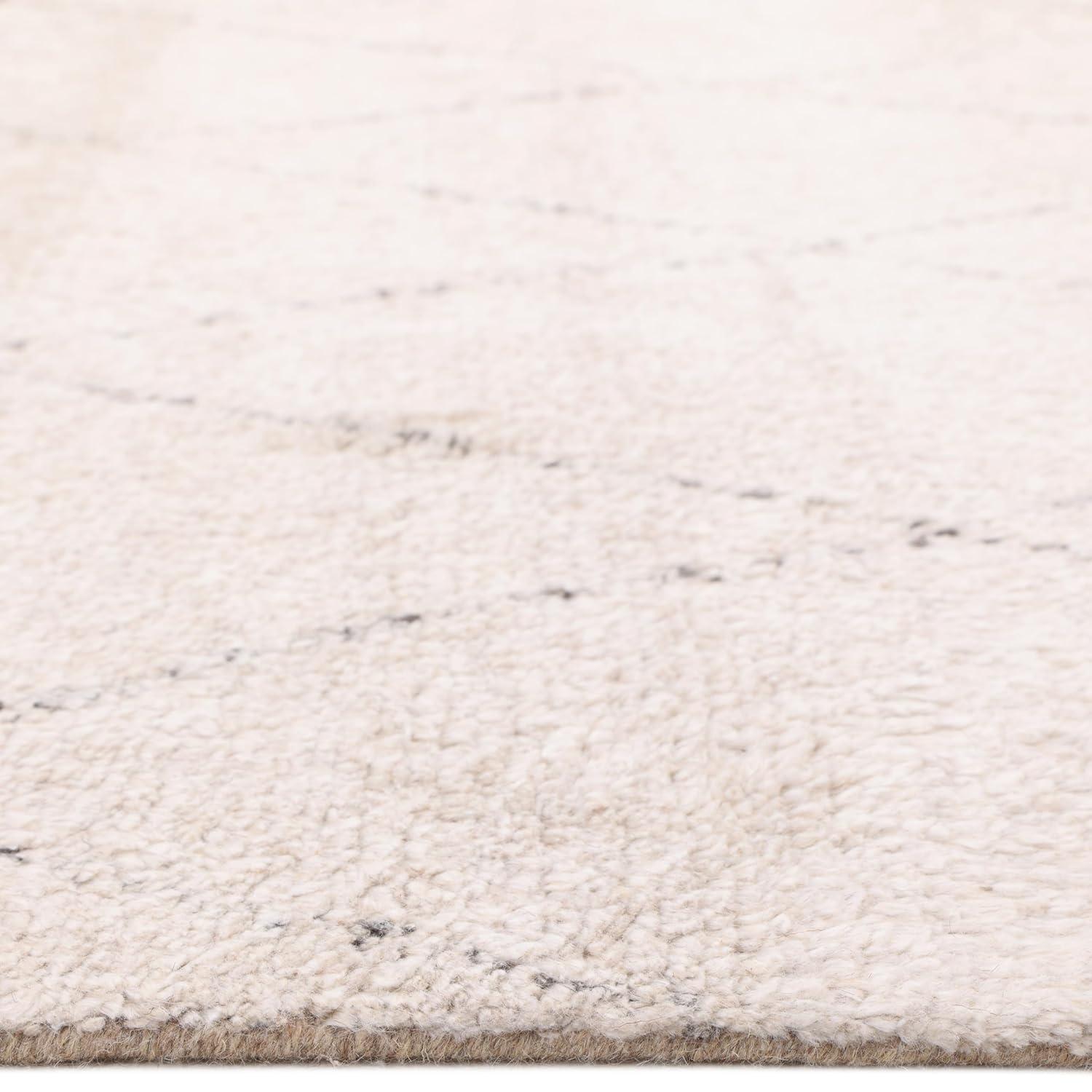 Ferra Hand-Knotted Wool-Blend Moroccan Style Shag Rug - 9' x 12'