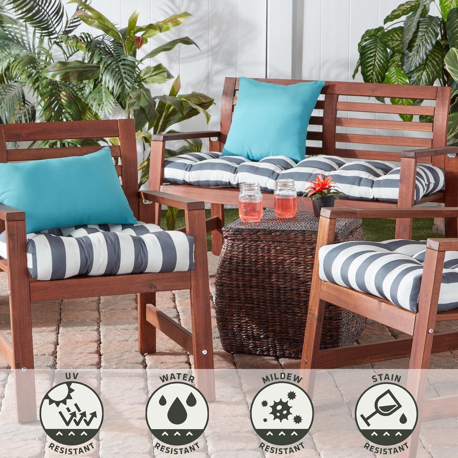 Indoor/Outdoor Reversible Throw Pillow