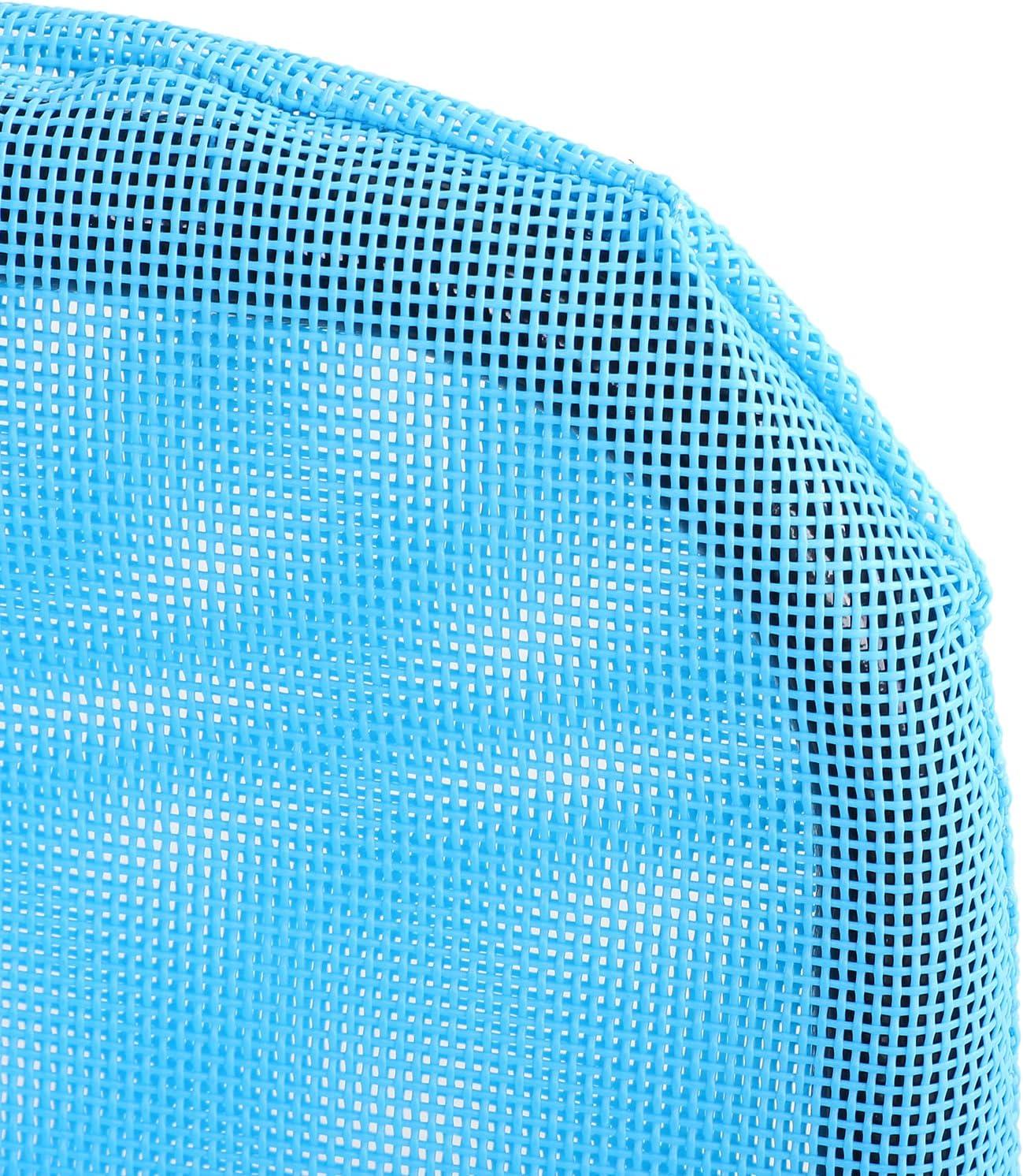 Outsunny Foldable Outdoor Chaise Lounge Chair, 5-Level Reclining Camping Tanning Chair with Breathable Mesh Fabric and Headrest, Pink