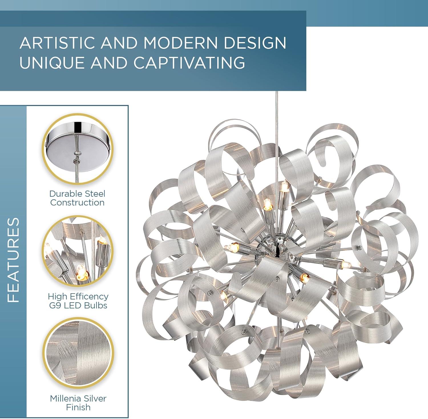 Quoizel Lighting Ribbons 12 - Light Pendant in  Millenia