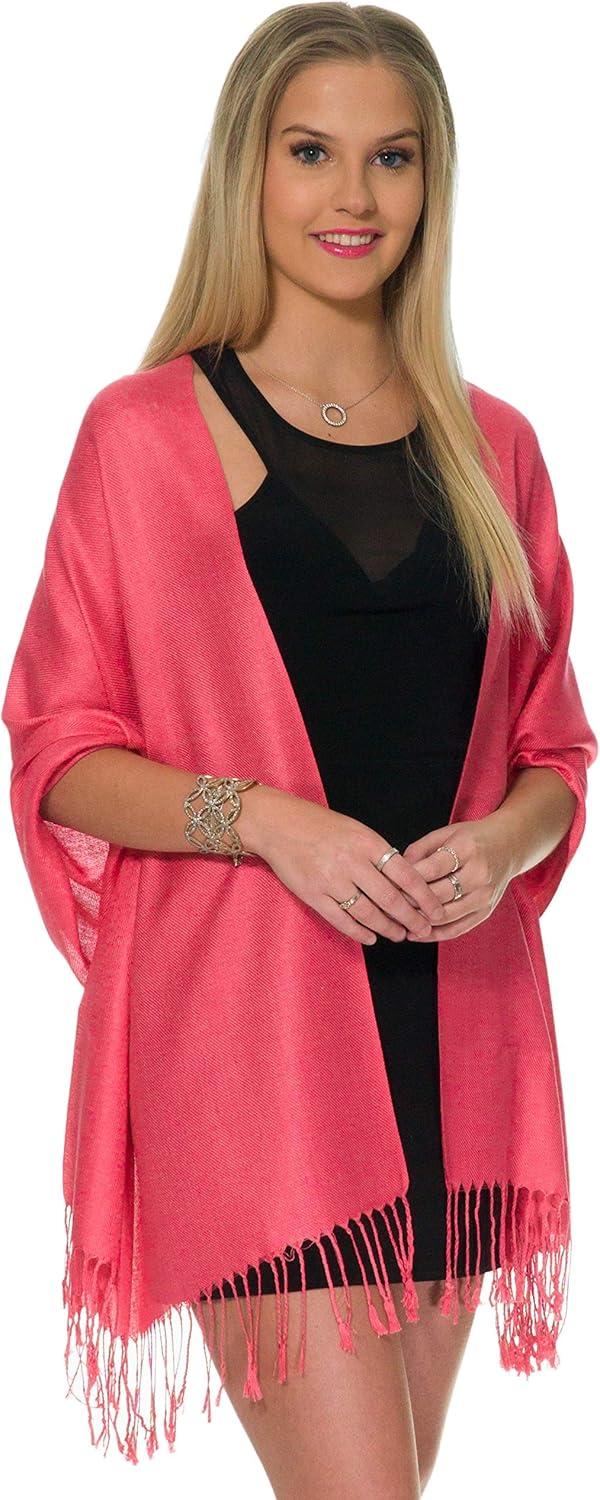 Pashmina Shawls and Wraps for Evening Dresses, Large Soft Pashminas Wedding Shawl