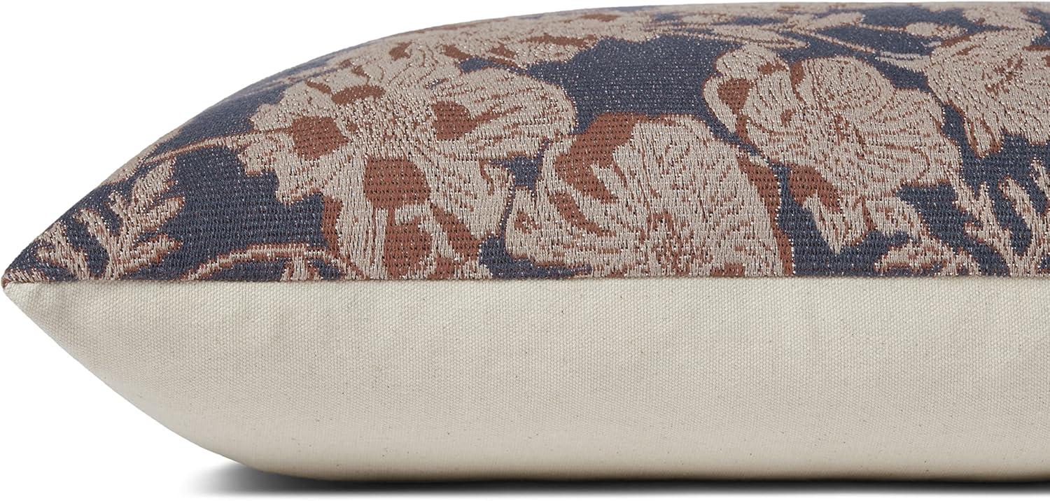 Matilda Pillow x Chris Loves Julia x Loloi - Blue and Brown