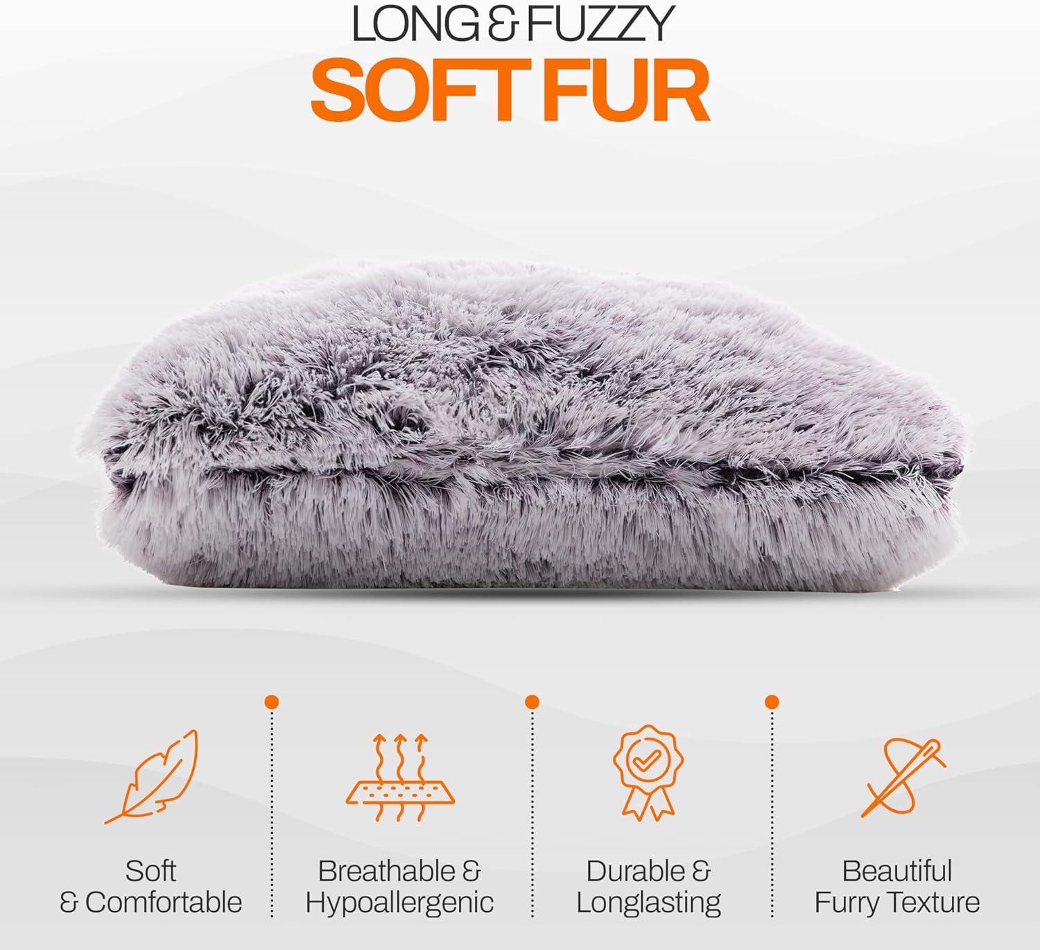 Faux Fur Throw Pillow