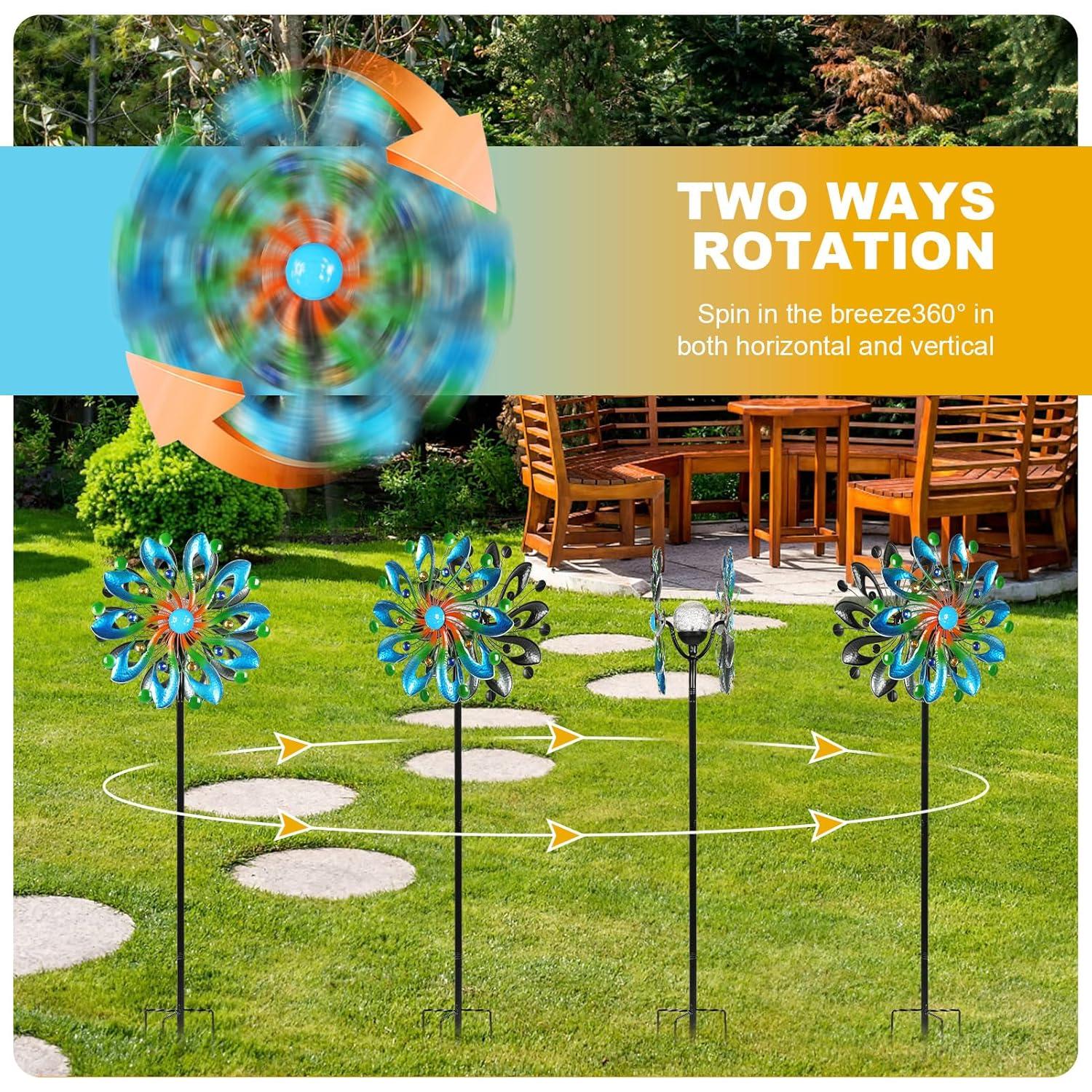 Solar Wind Sculptures and Rotators
