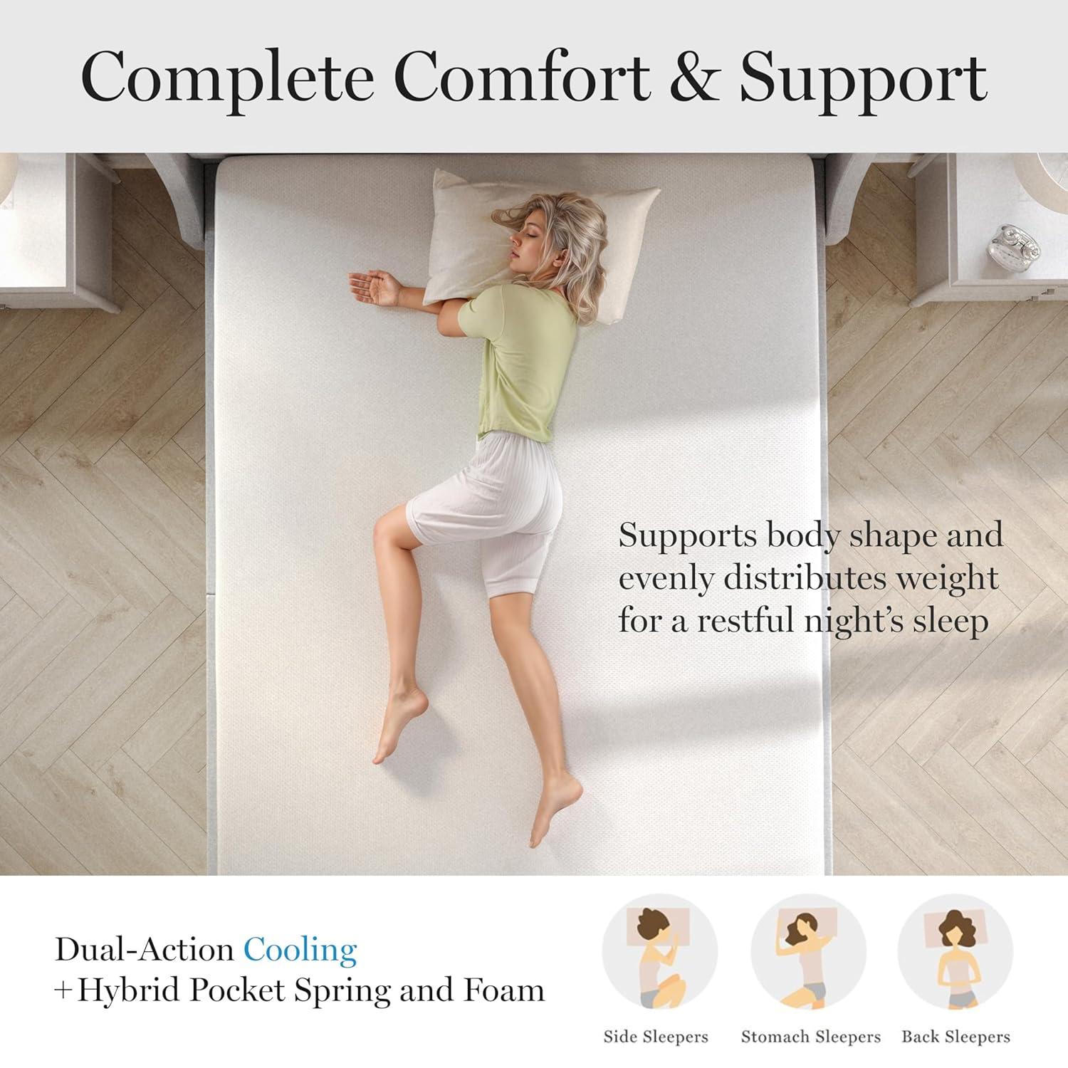 Martha Stewart Martha Stewart SleepComplete 12" Medium-Firm Hybrid Mattress