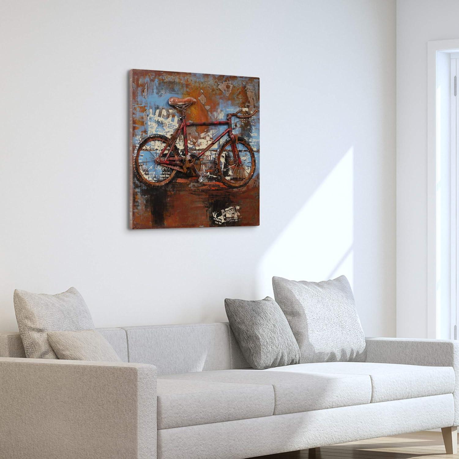 Empire Art Direct 'Biking' 3D Metal Wall Art