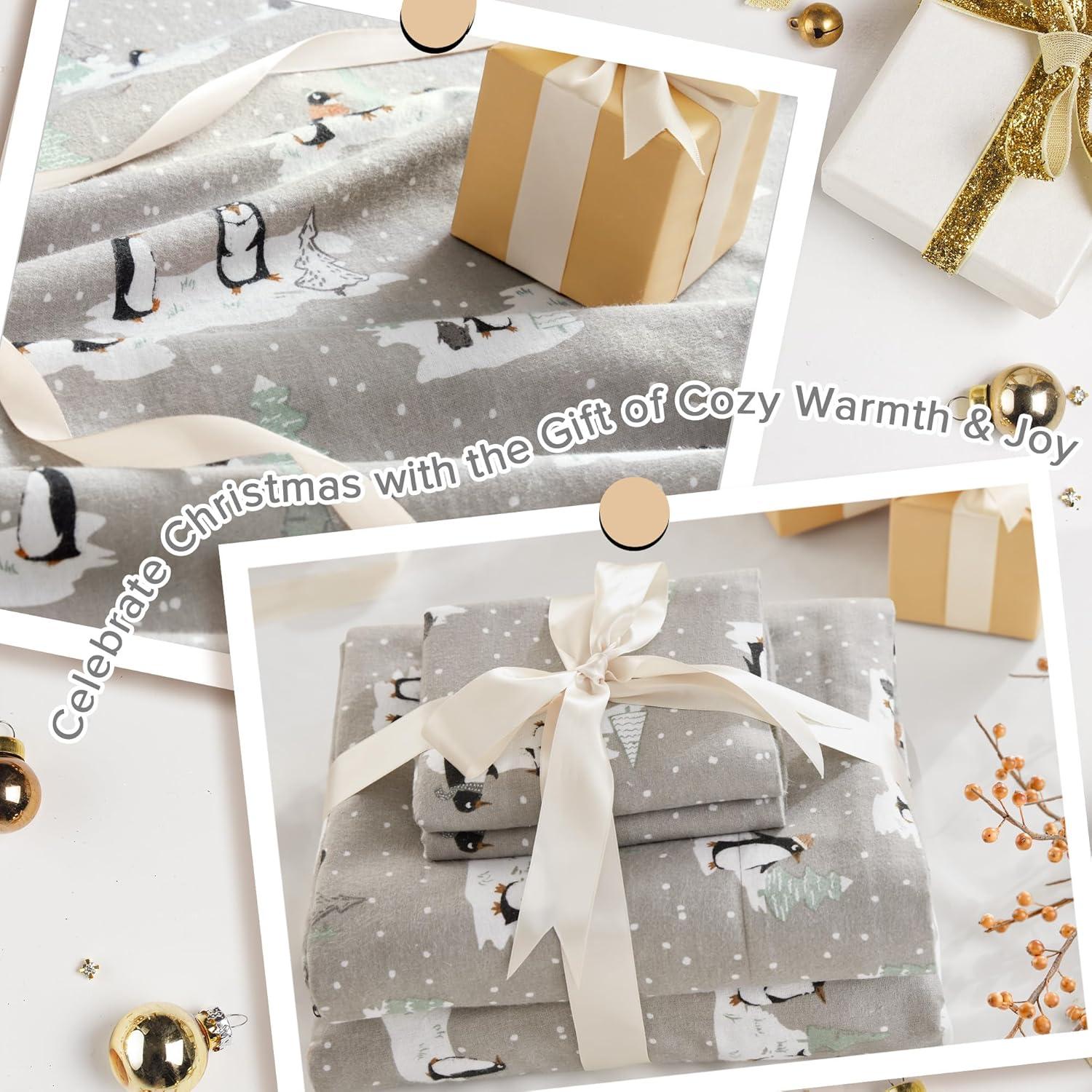 Madison Park Cozy Flannel 100% Cotton Sheet Set