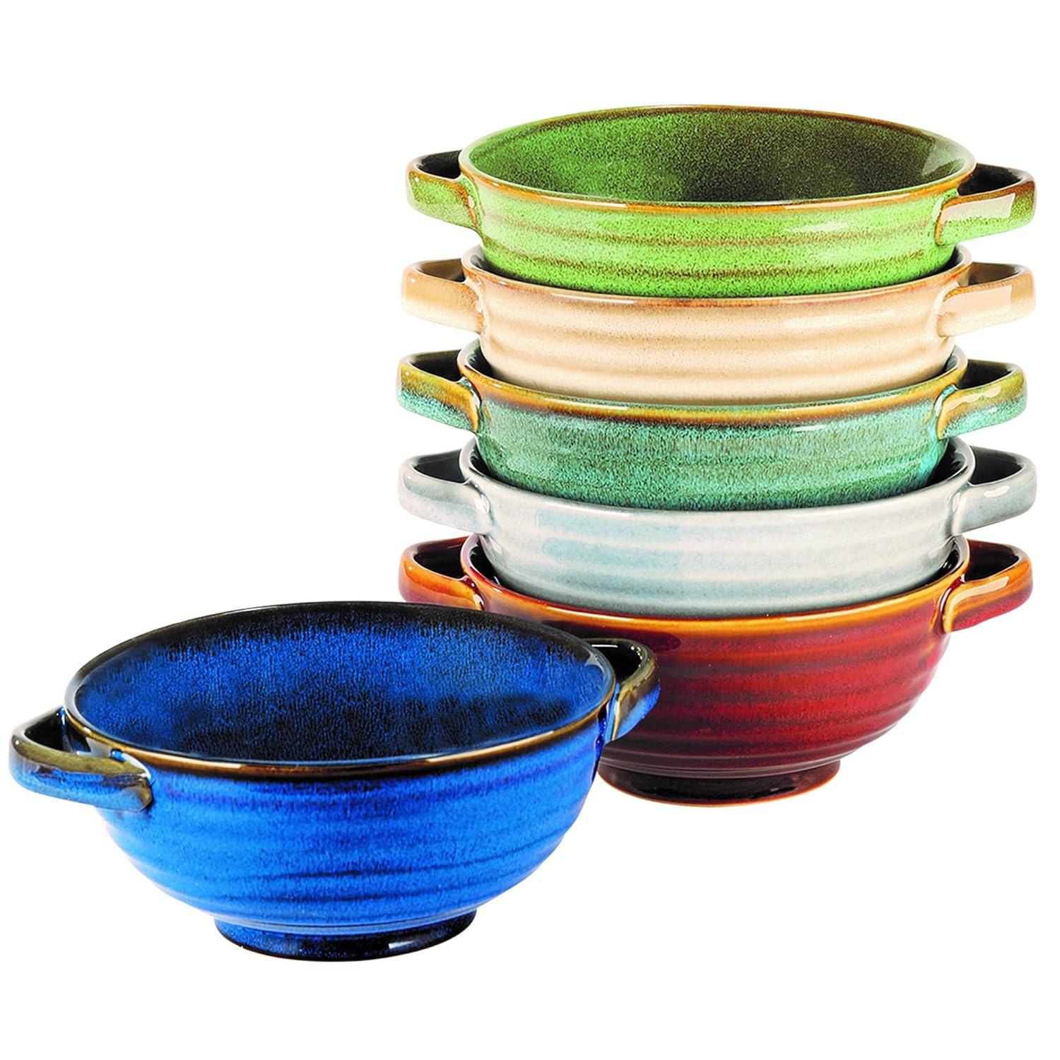 Certified International Certified International Reactive Glaze Soup Crocks (Set of 6)