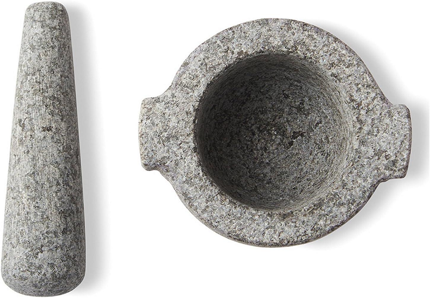 Granite 4-Inch Stone Mortar and Pestle Set