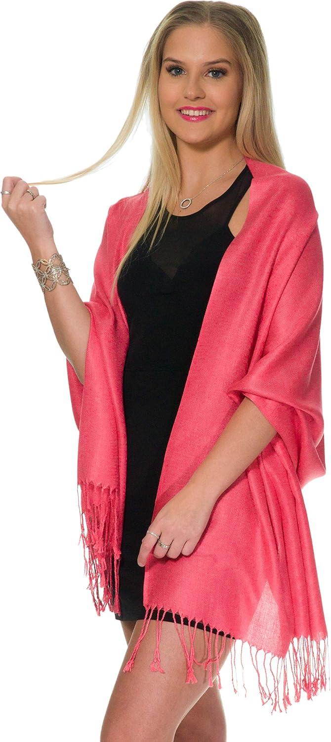 Pashmina Shawls and Wraps for Evening Dresses, Large Soft Pashminas Wedding Shawl