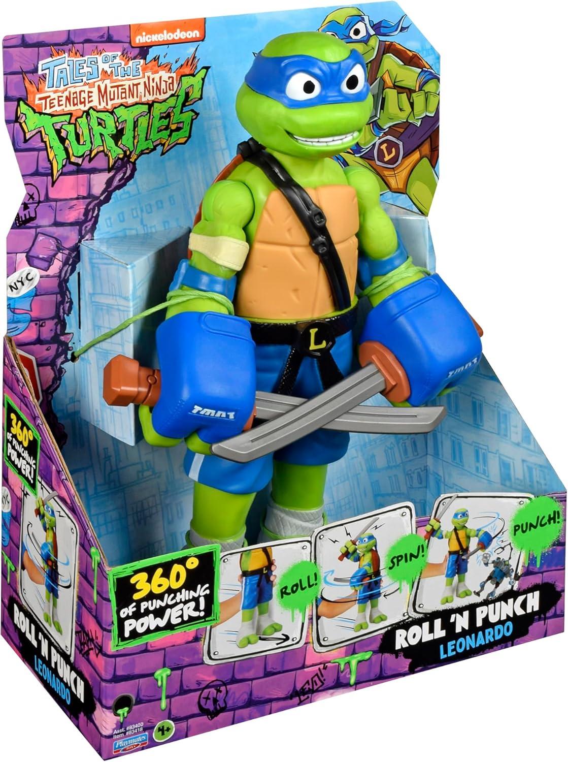 Teenage Mutant Ninja Turtles Leonardo Roll-N-Punch Giant Action Figure