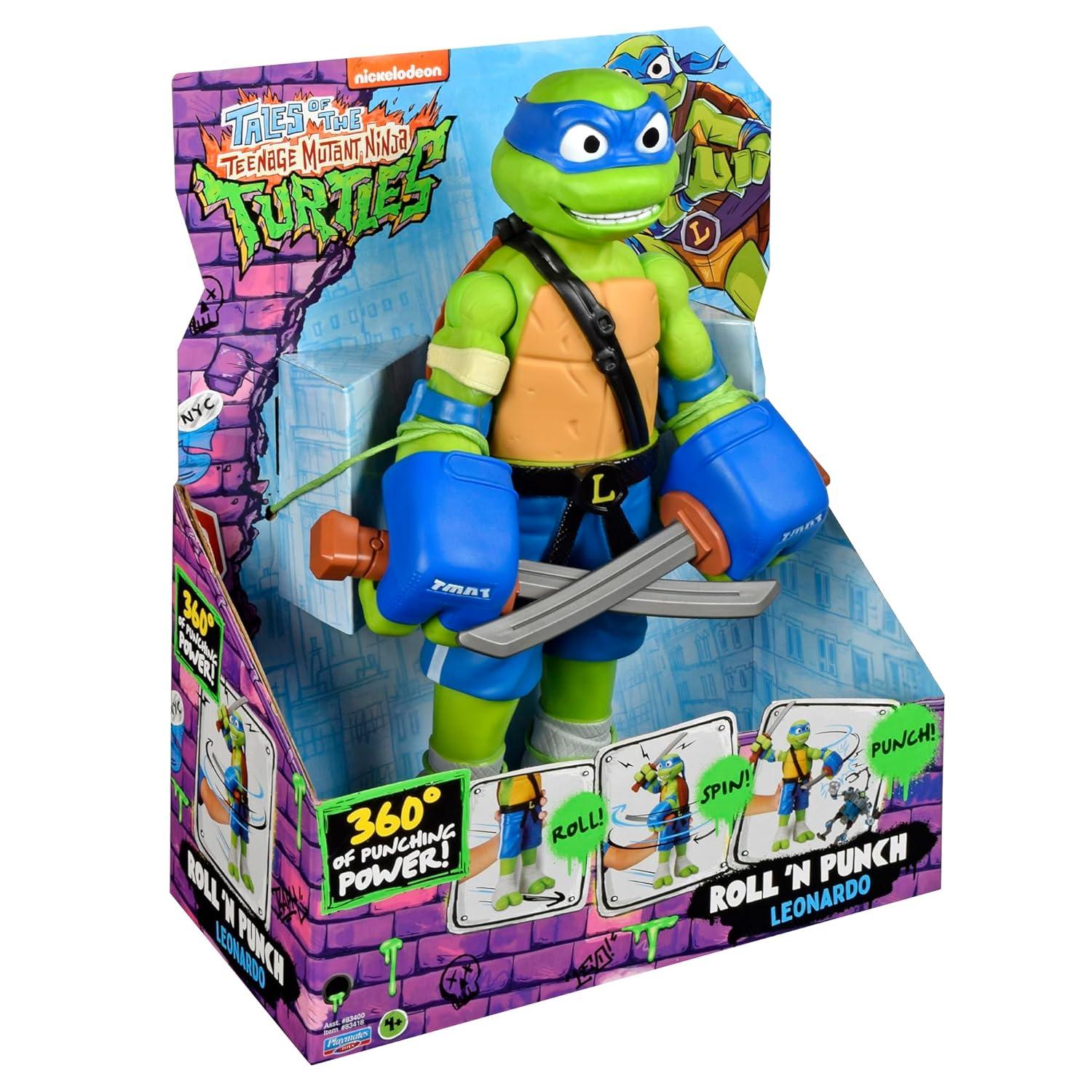 Teenage Mutant Ninja Turtles Leonardo Roll-N-Punch Giant Action Figure