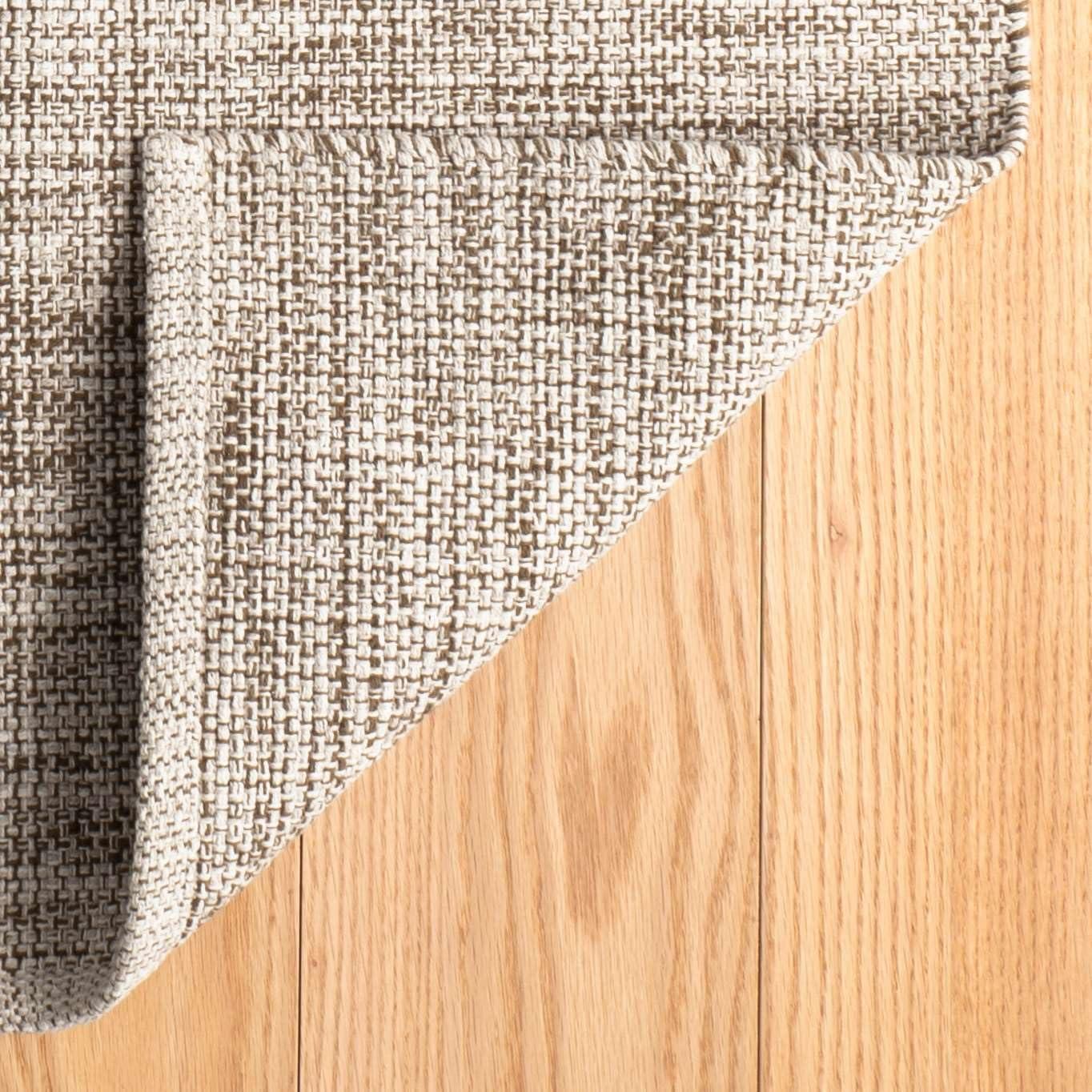 Marled Grey Handwoven Cotton Rug