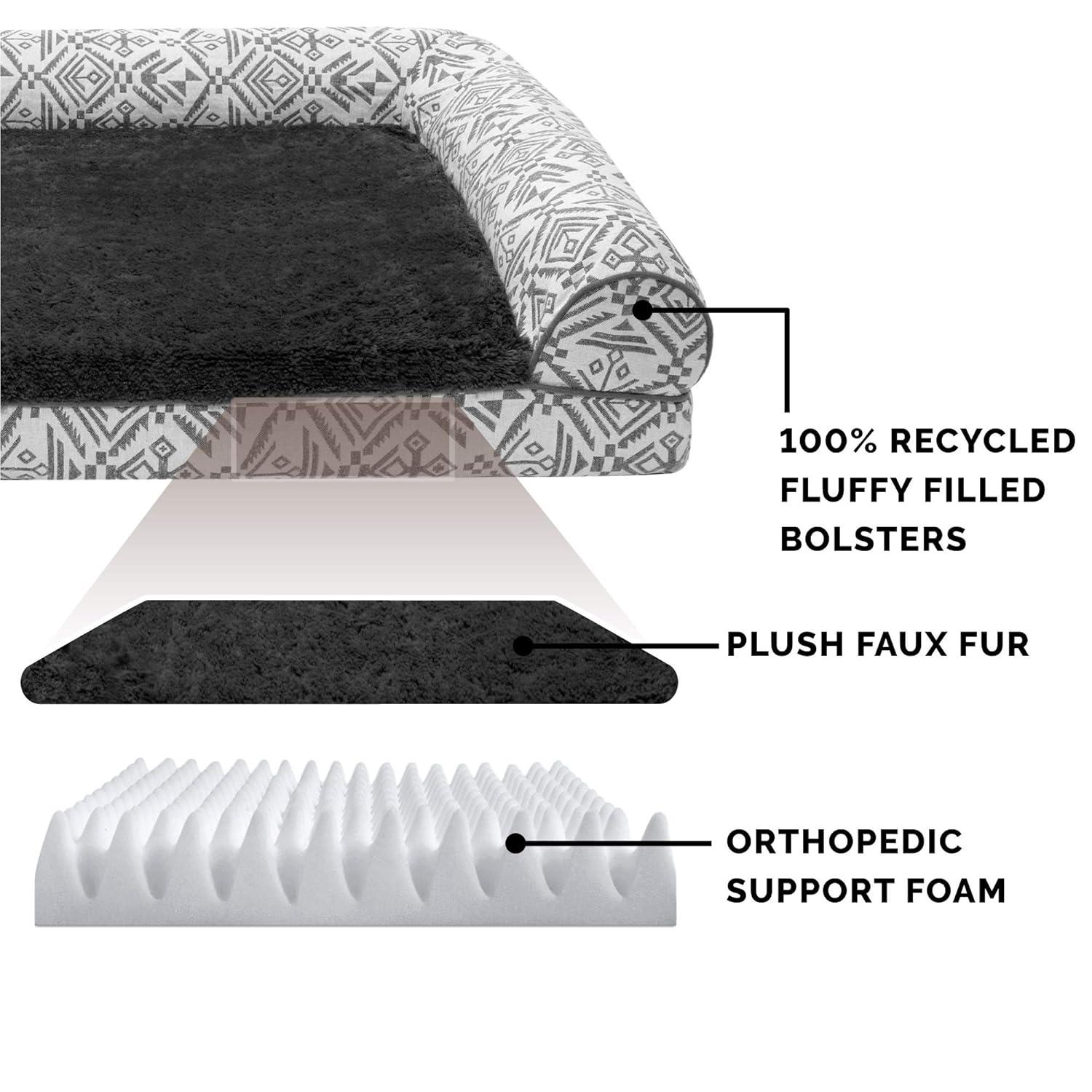 FurHaven Orthopedic Polyester Pet Bed